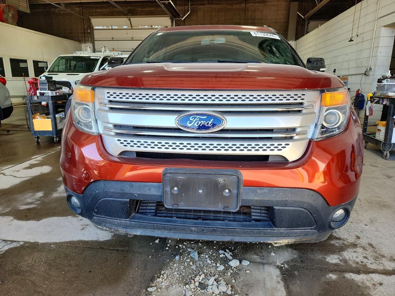 2014 Ford Explorer Xlt Orange vin: 1FM5K8D82EGA25555