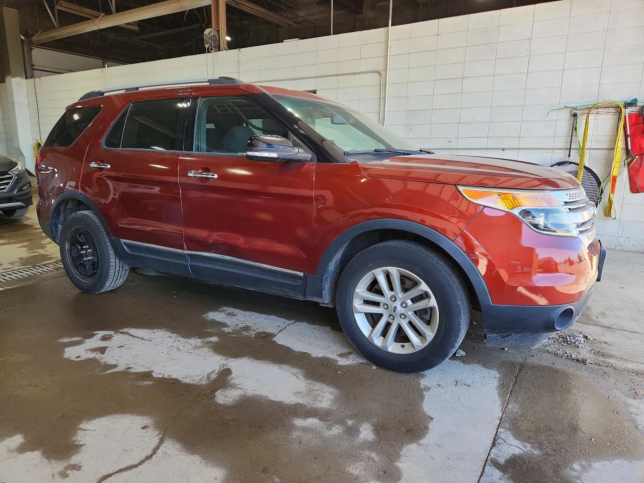 2014 Ford Explorer Xlt Orange vin: 1FM5K8D82EGA25555