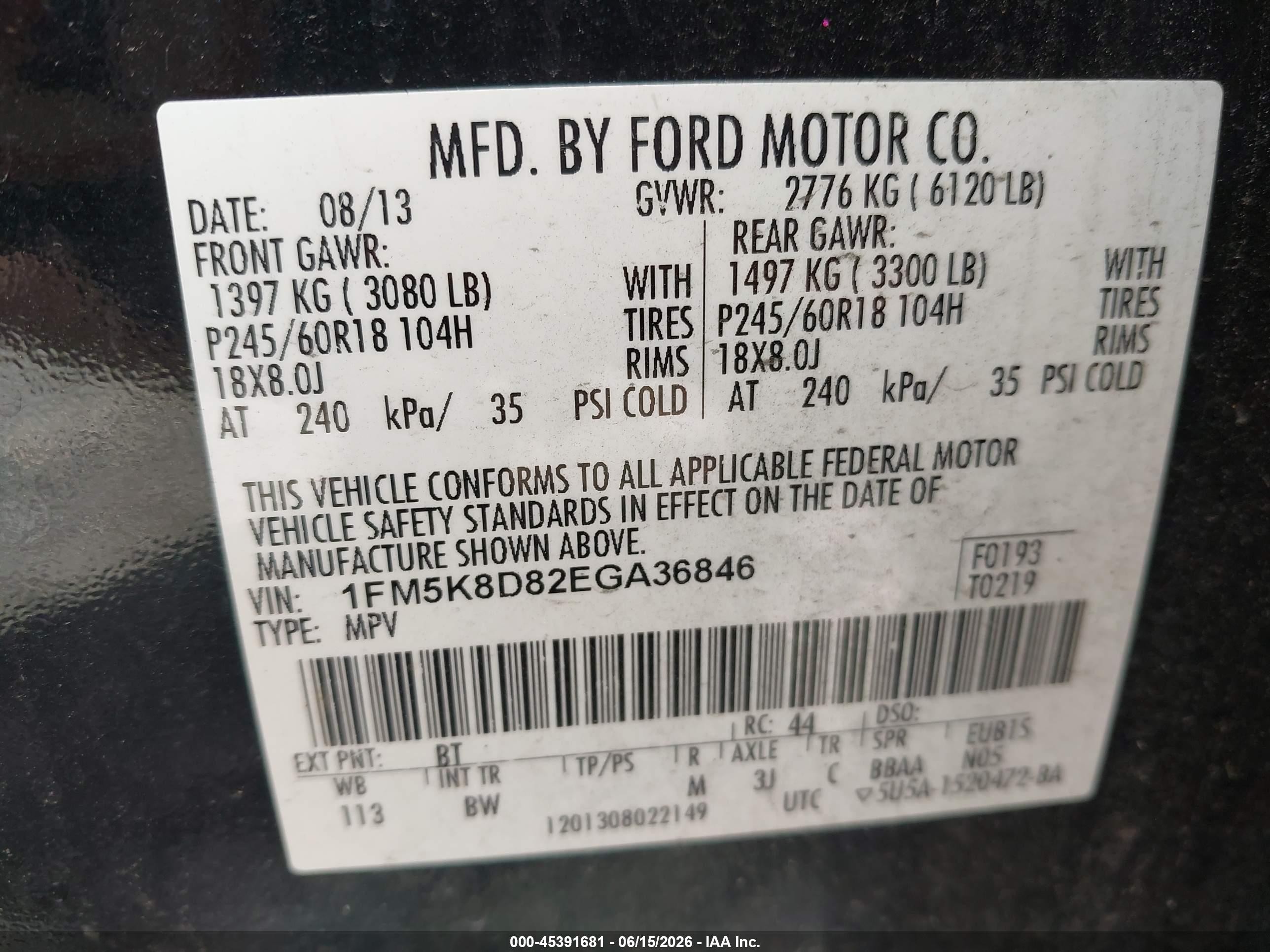 2014 Ford Explorer Xlt Green vin: 1FM5K8D82EGA36846