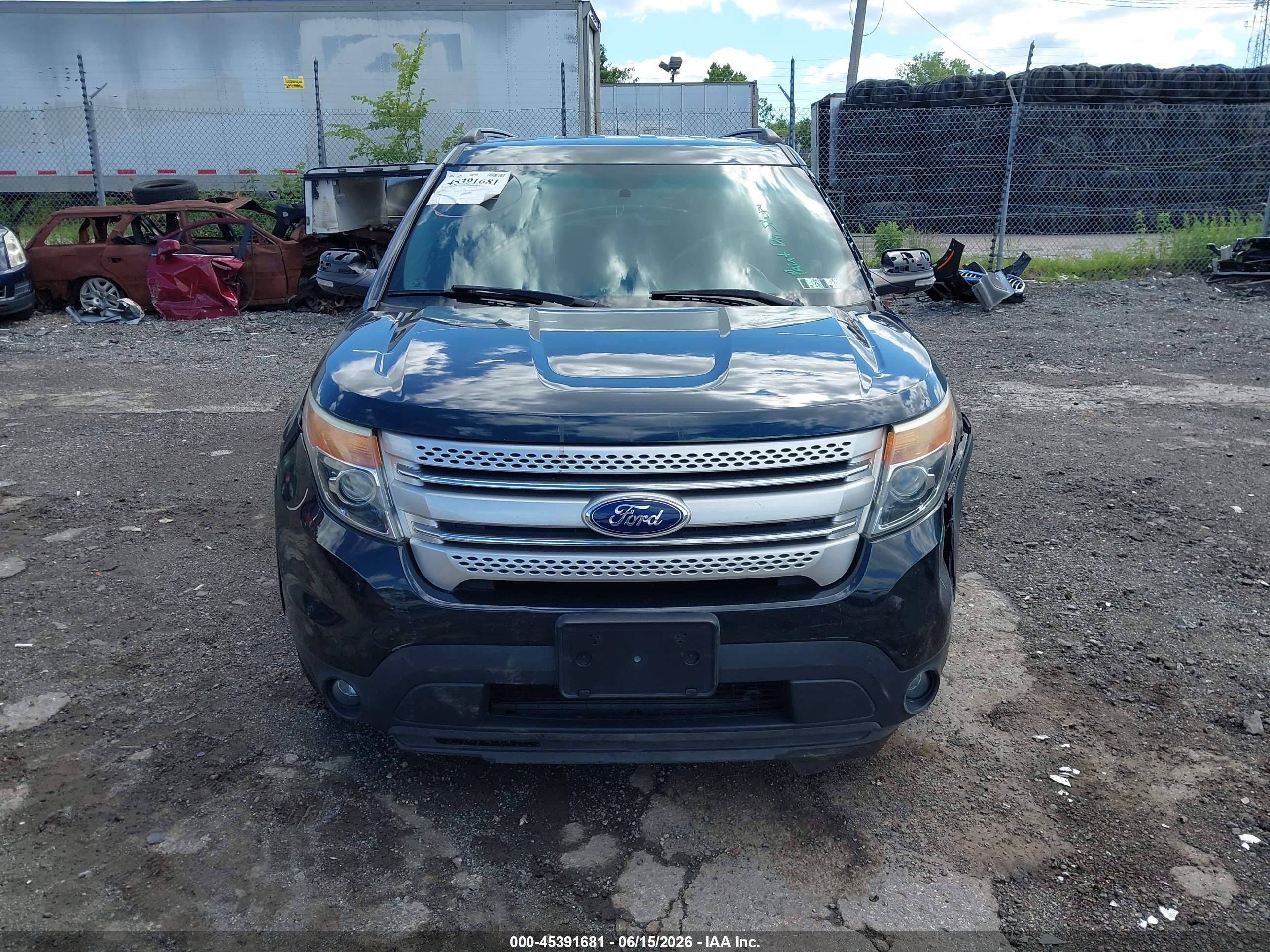 2014 Ford Explorer Xlt Green vin: 1FM5K8D82EGA36846