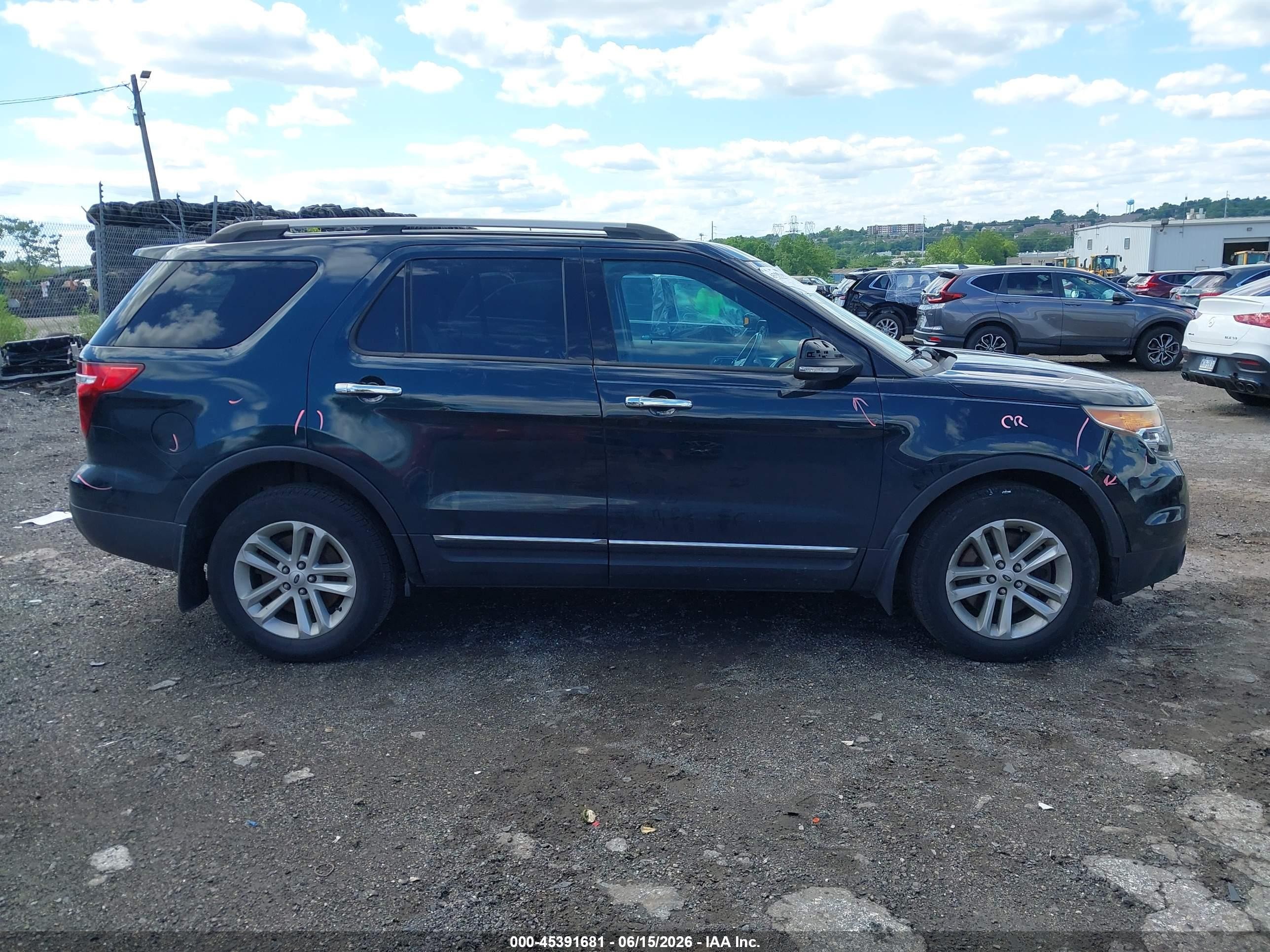 2014 Ford Explorer Xlt Green vin: 1FM5K8D82EGA36846