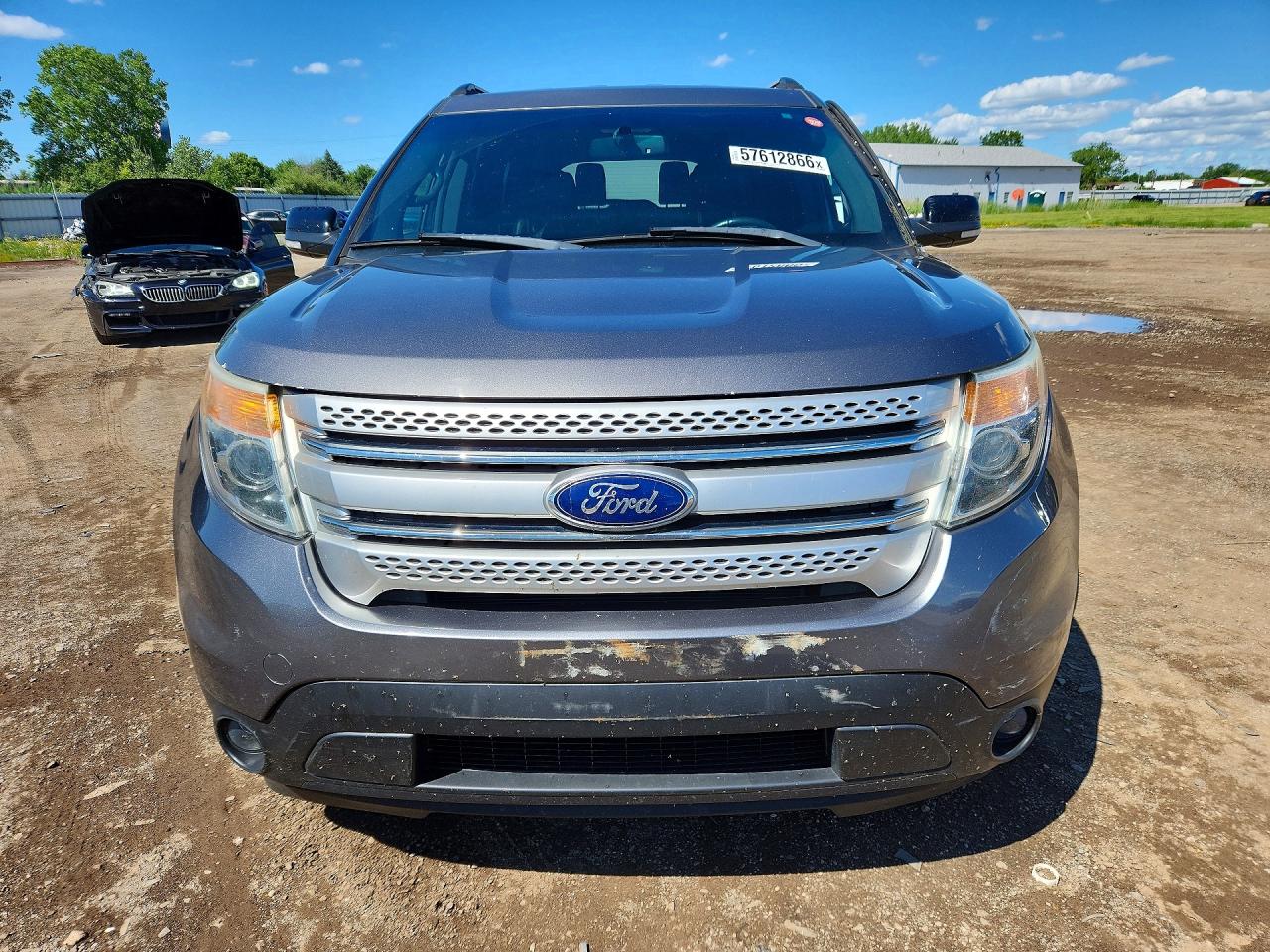 2014 Ford Explorer Xlt Gray vin: 1FM5K8D82EGA52366