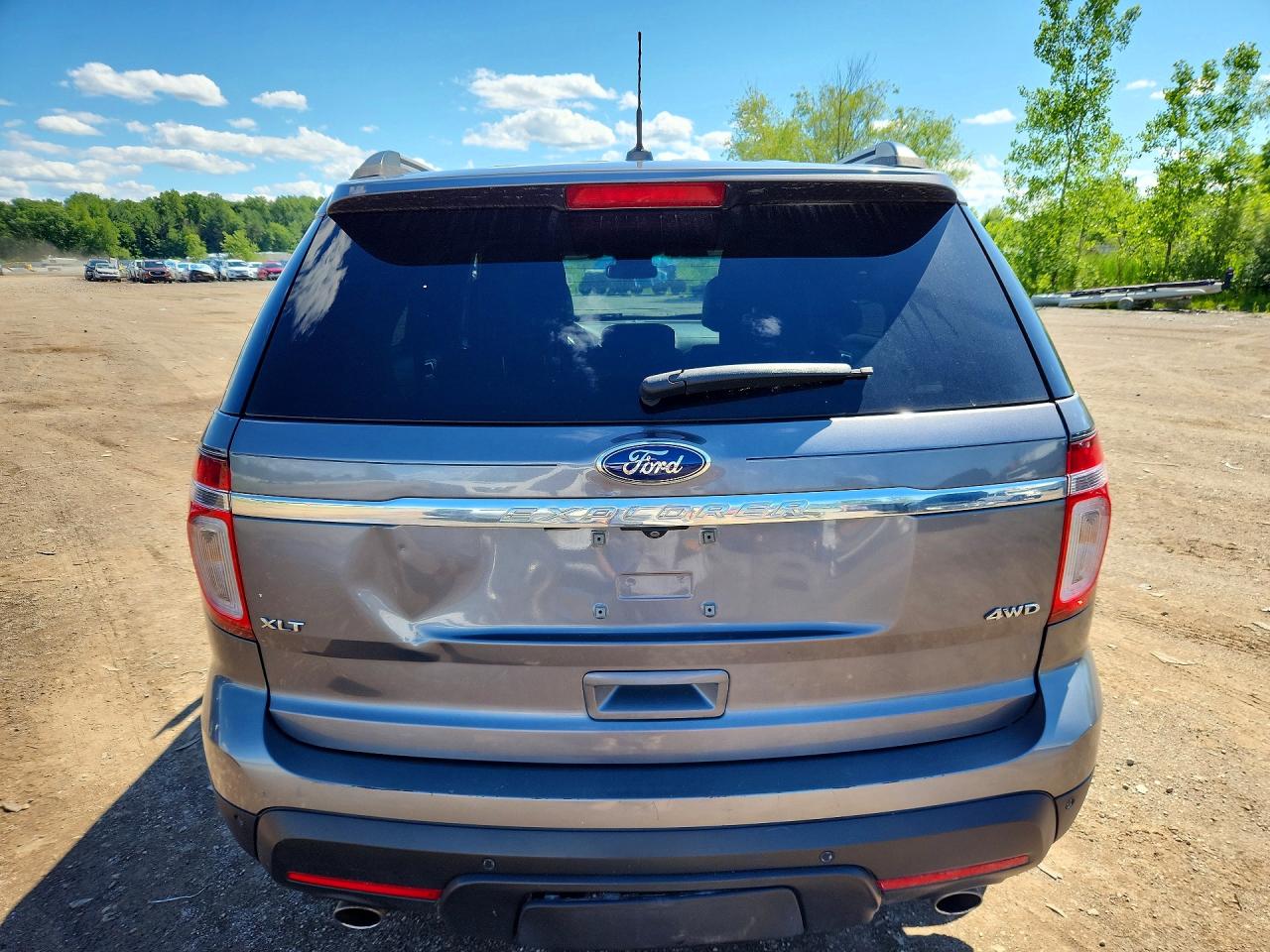 2014 Ford Explorer Xlt Gray vin: 1FM5K8D82EGA52366