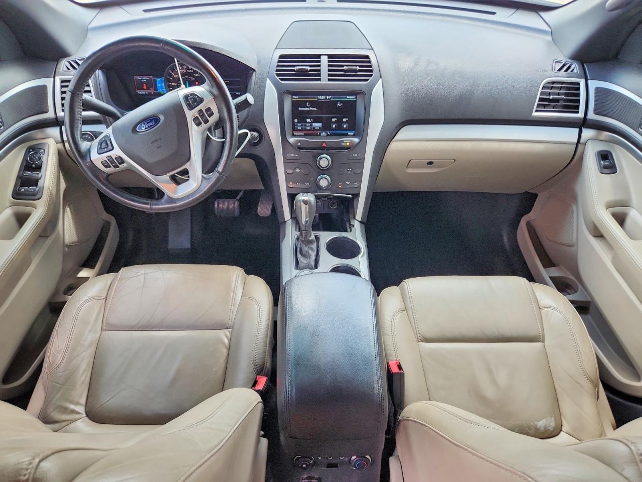 2014 Ford Explorer Xlt White vin: 1FM5K8D82EGA62119