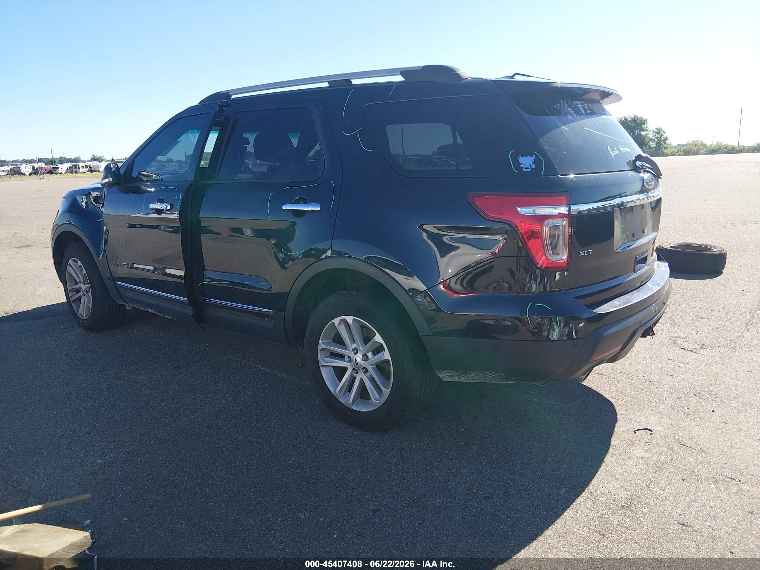 2014 Ford Explorer Xlt Black vin: 1FM5K8D82EGA90308
