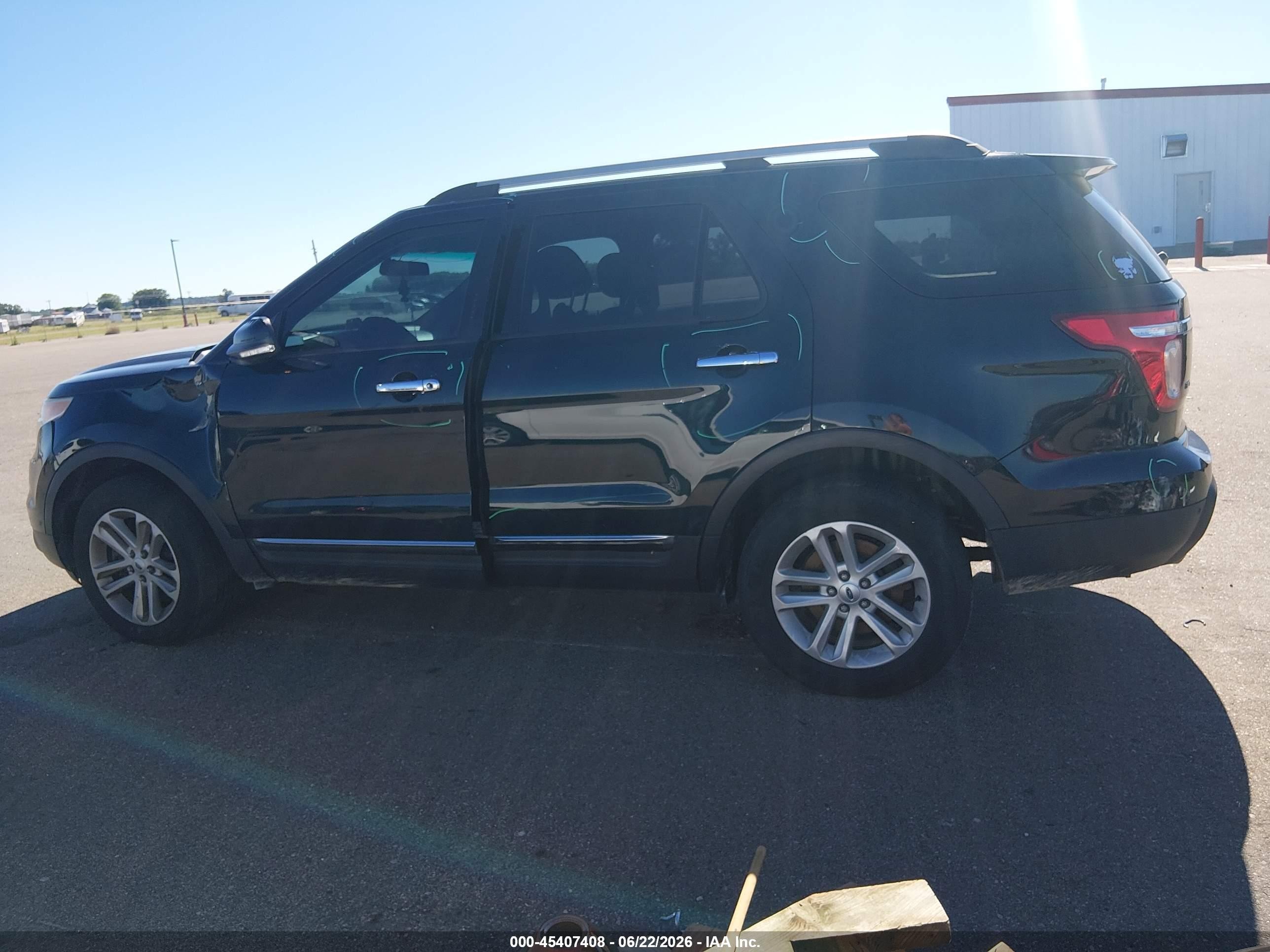 2014 Ford Explorer Xlt Black vin: 1FM5K8D82EGA90308