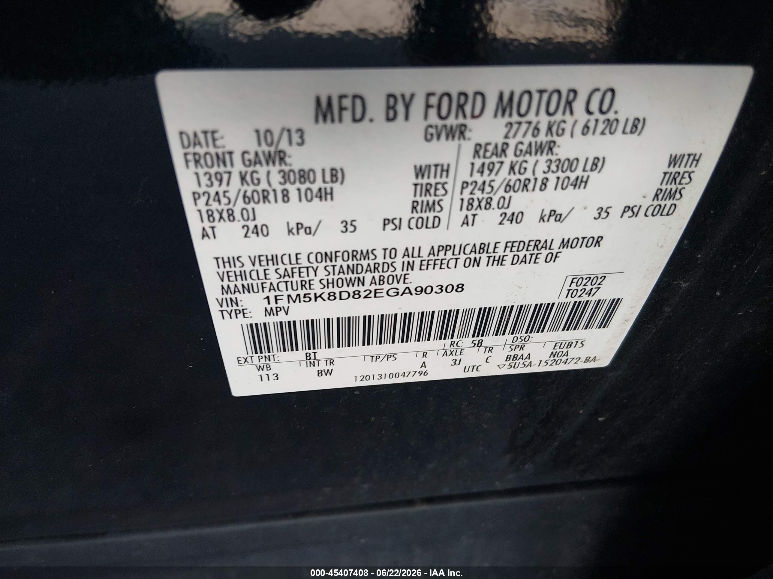 2014 Ford Explorer Xlt Black vin: 1FM5K8D82EGA90308
