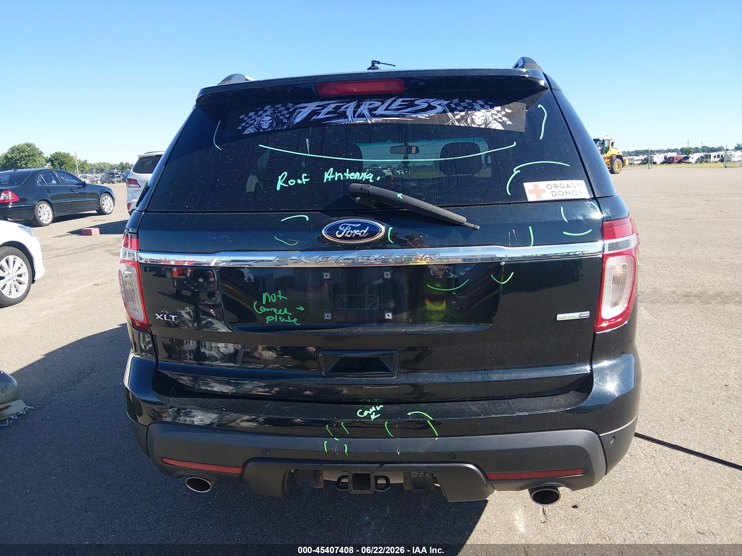 2014 Ford Explorer Xlt Black vin: 1FM5K8D82EGA90308