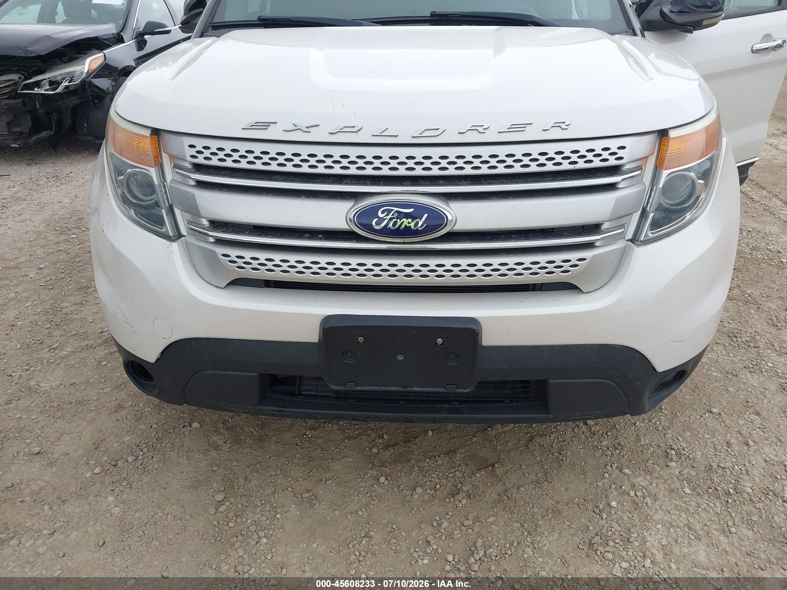 2014 Ford Explorer Xlt White vin: 1FM5K8D82EGB50488