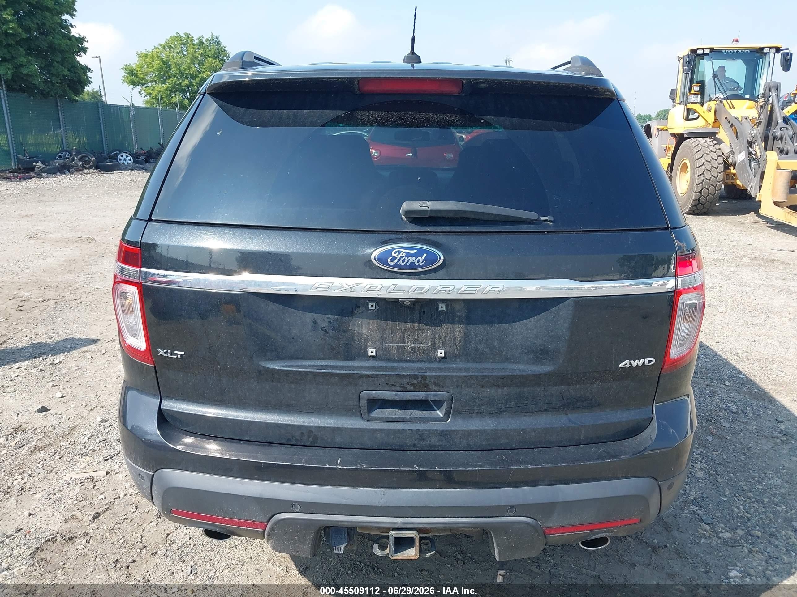 2014 Ford Explorer Xlt Black vin: 1FM5K8D82EGB61362