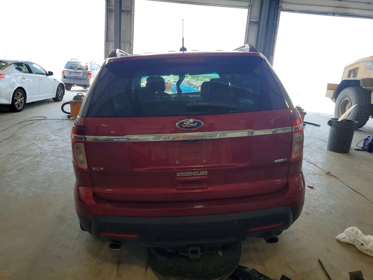 2014 Ford Explorer Xlt Red vin: 1FM5K8D82EGC57914