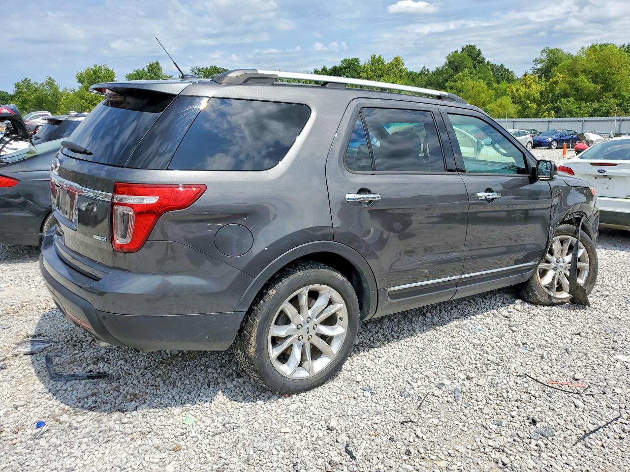 2015 Ford Explorer Xlt Gray vin: 1FM5K8D82FGA07607