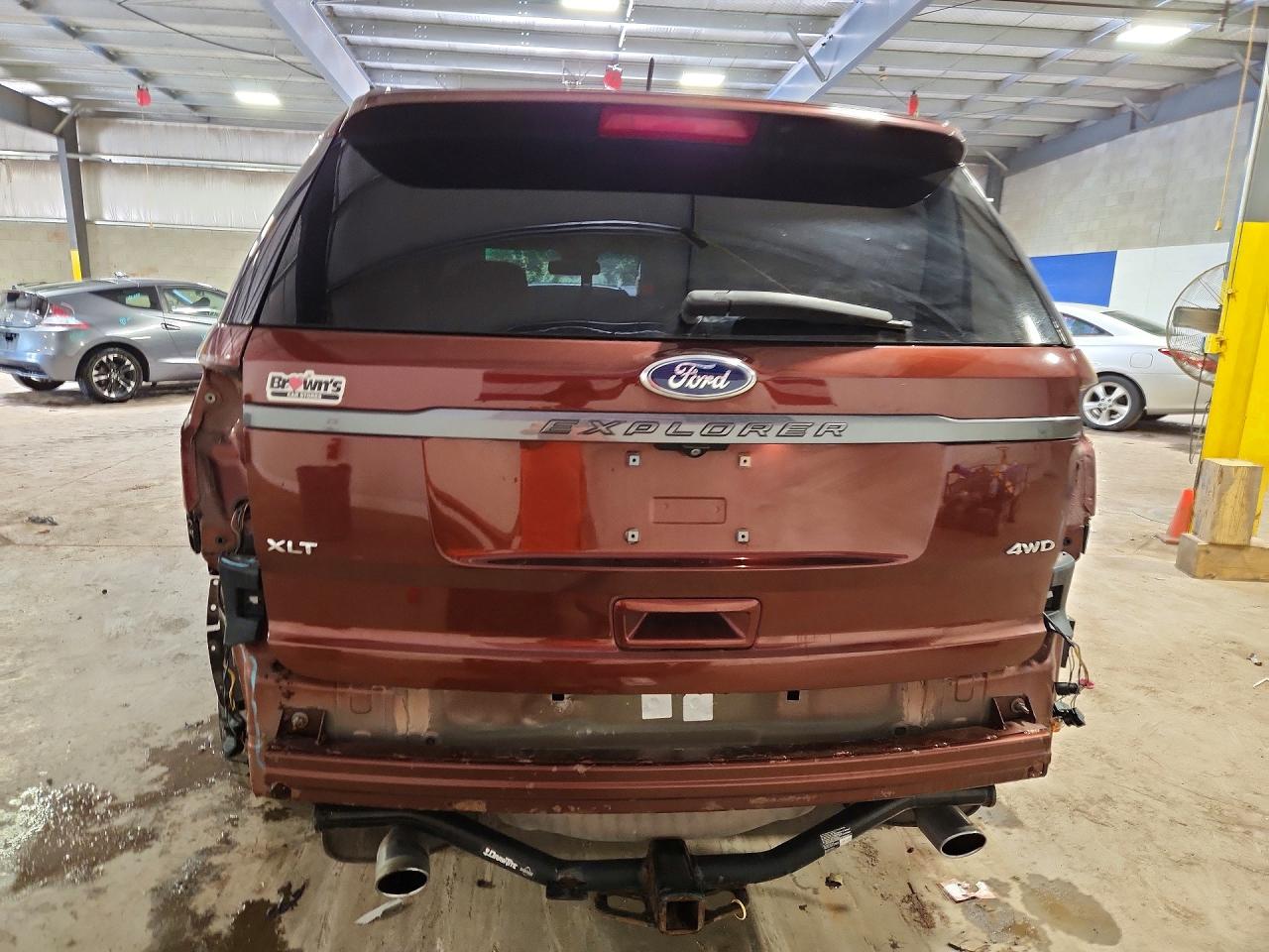 2015 Ford Explorer Xlt Maroon vin: 1FM5K8D82FGA25072