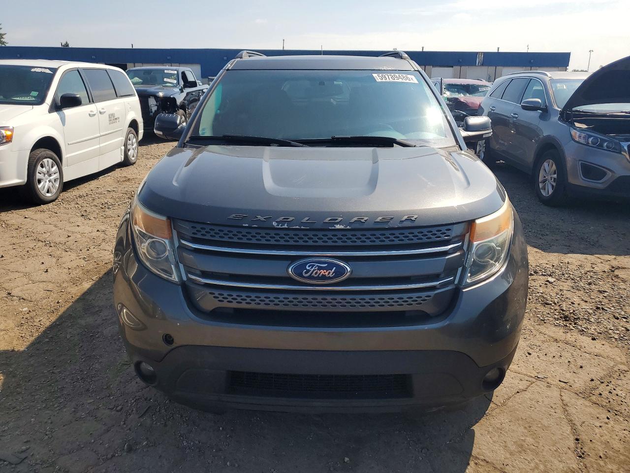 2015 Ford Explorer Xlt Gray vin: 1FM5K8D82FGA26027