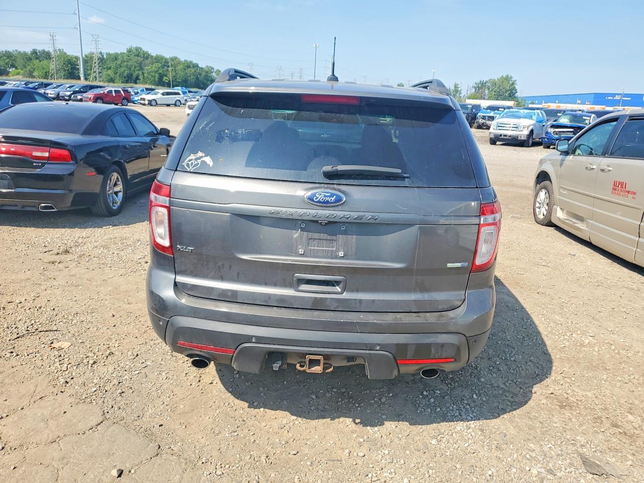 2015 Ford Explorer Xlt Gray vin: 1FM5K8D82FGA26027