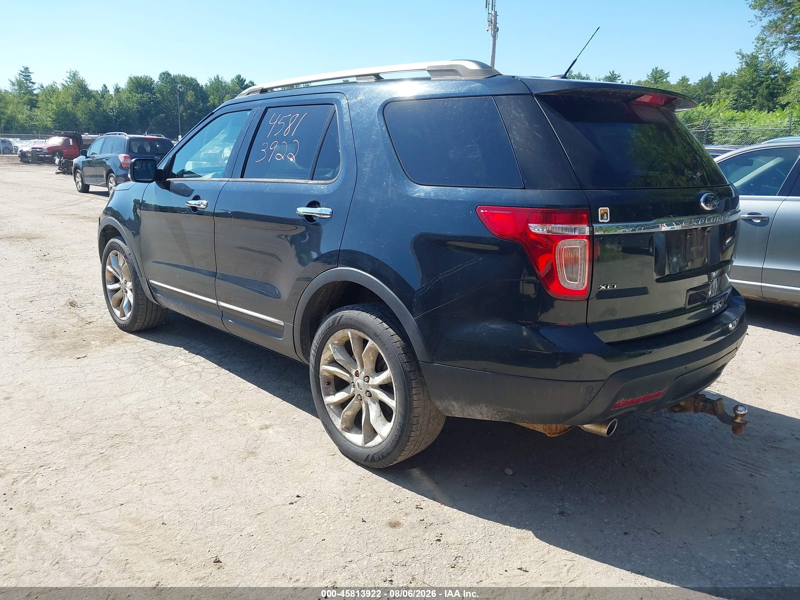 2015 Ford Explorer Xlt Dark Blue vin: 1FM5K8D82FGA37772