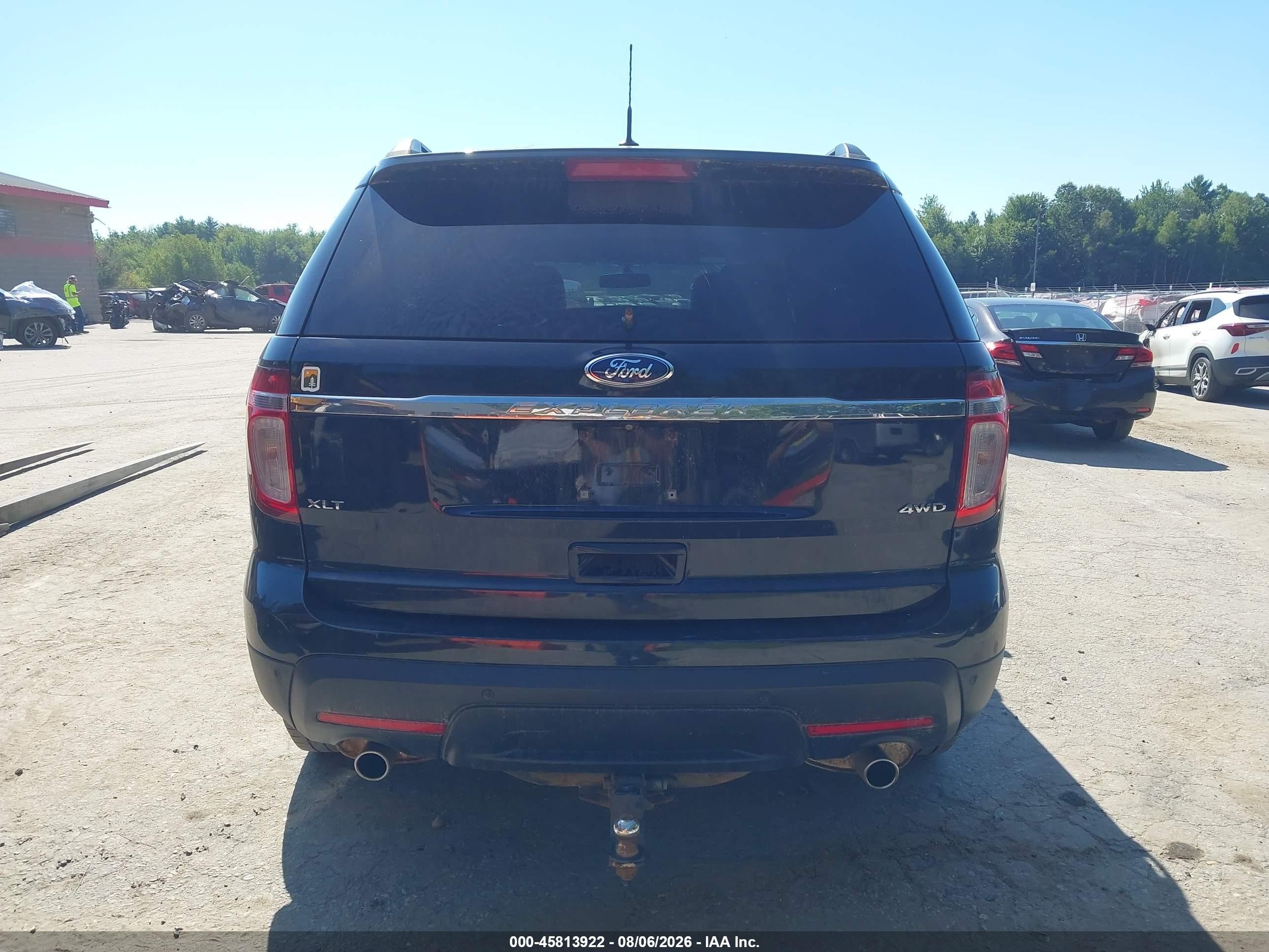 2015 Ford Explorer Xlt Dark Blue vin: 1FM5K8D82FGA37772