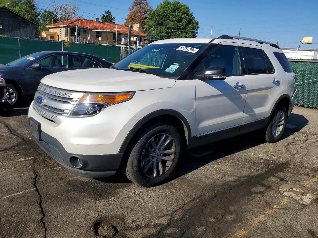 2015 Ford Explorer Xlt White vin: 1FM5K8D82FGA41174
