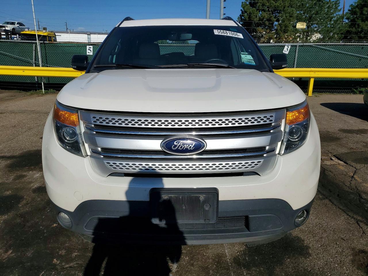 2015 Ford Explorer Xlt White vin: 1FM5K8D82FGA41174