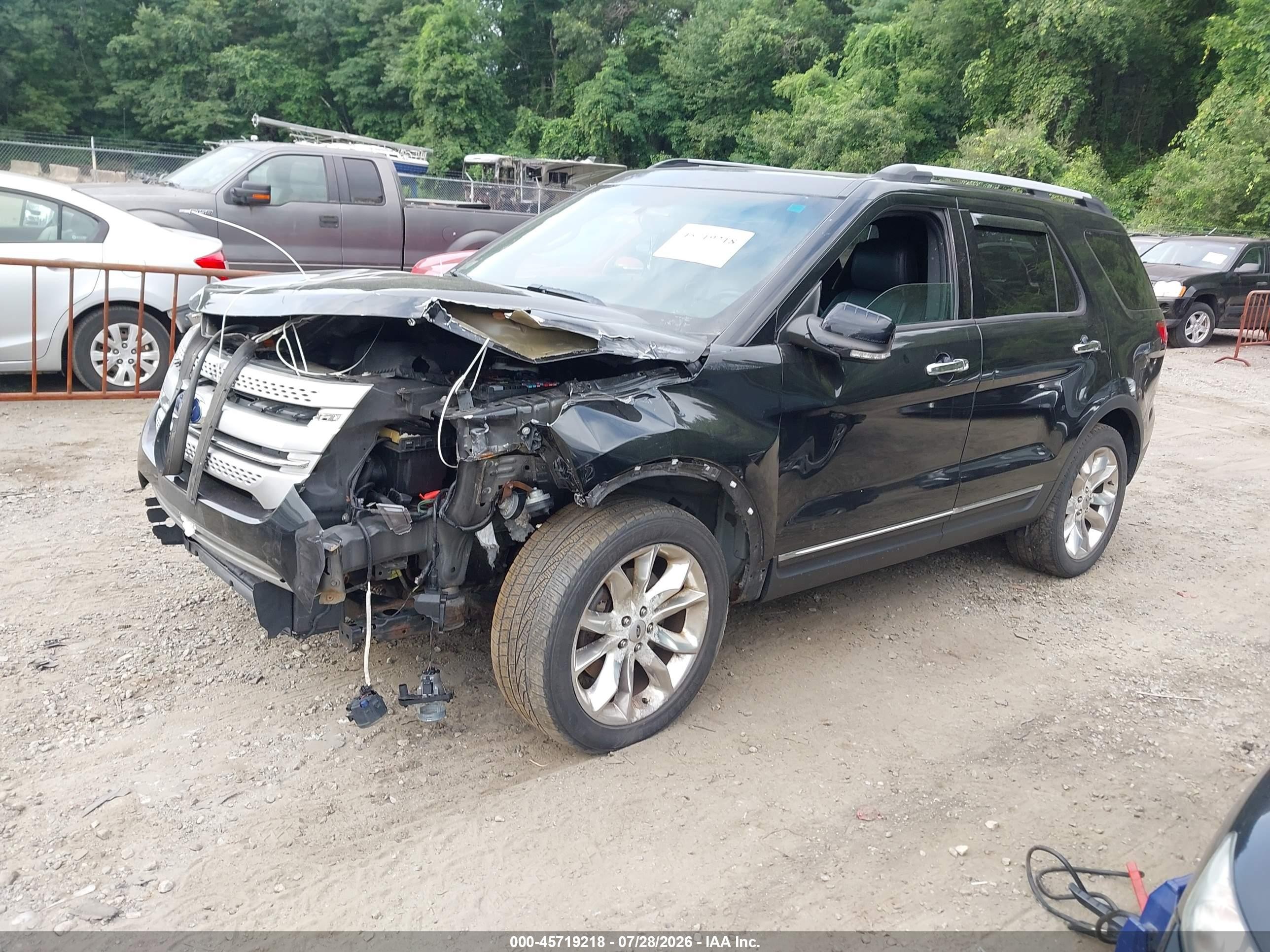2015 Ford Explorer Xlt Black vin: 1FM5K8D82FGA43734