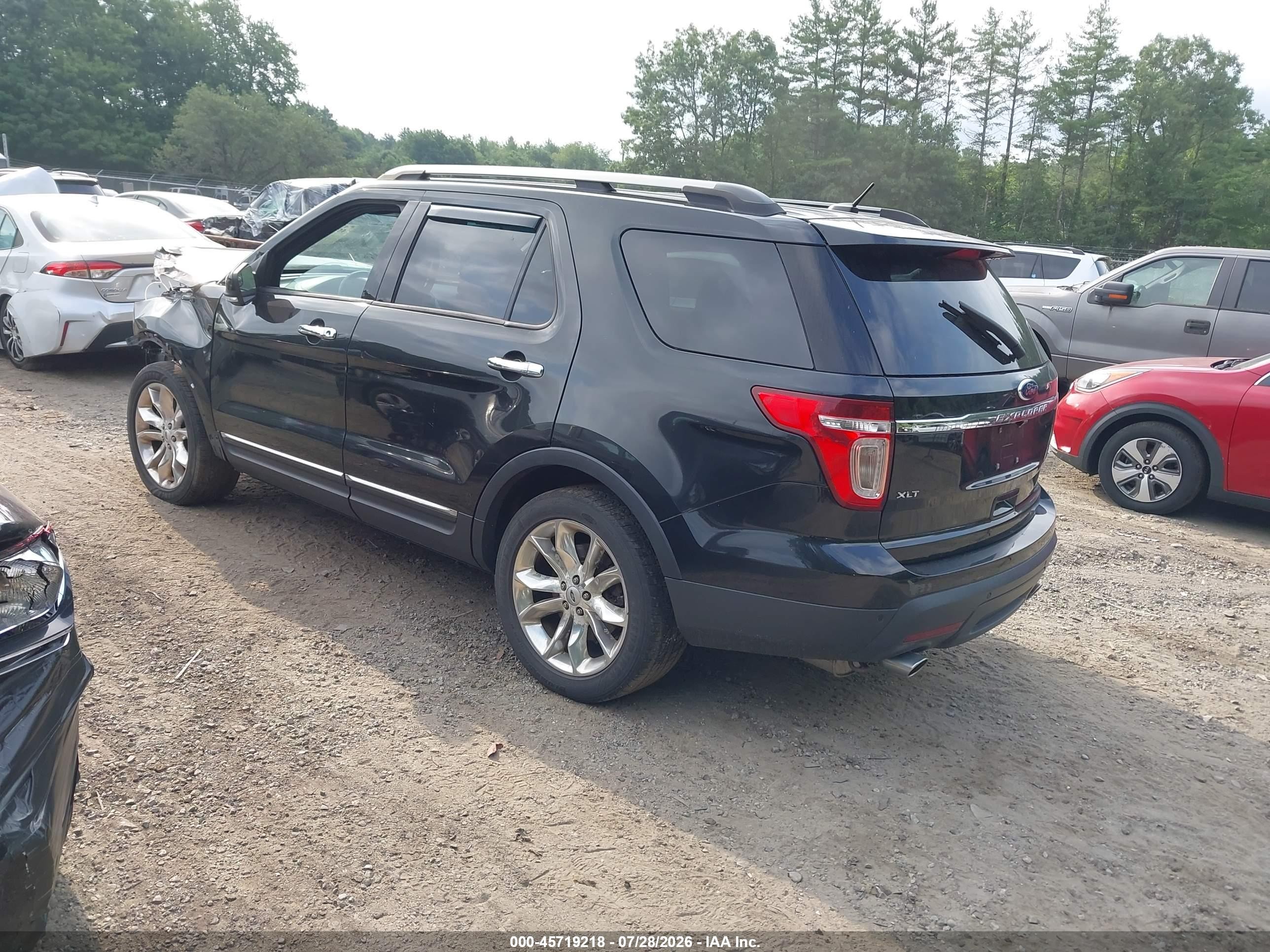 2015 Ford Explorer Xlt Black vin: 1FM5K8D82FGA43734