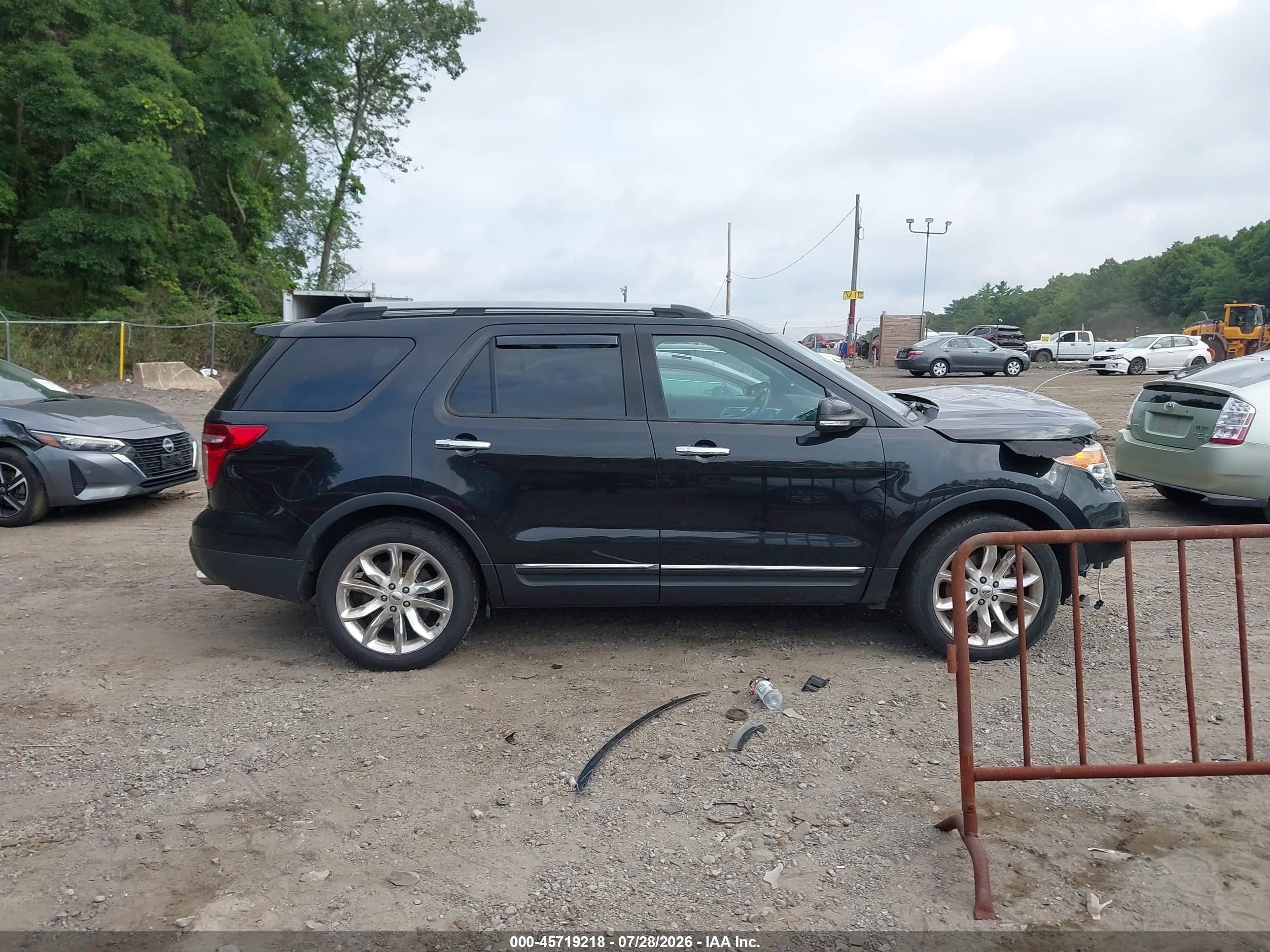 2015 Ford Explorer Xlt Black vin: 1FM5K8D82FGA43734