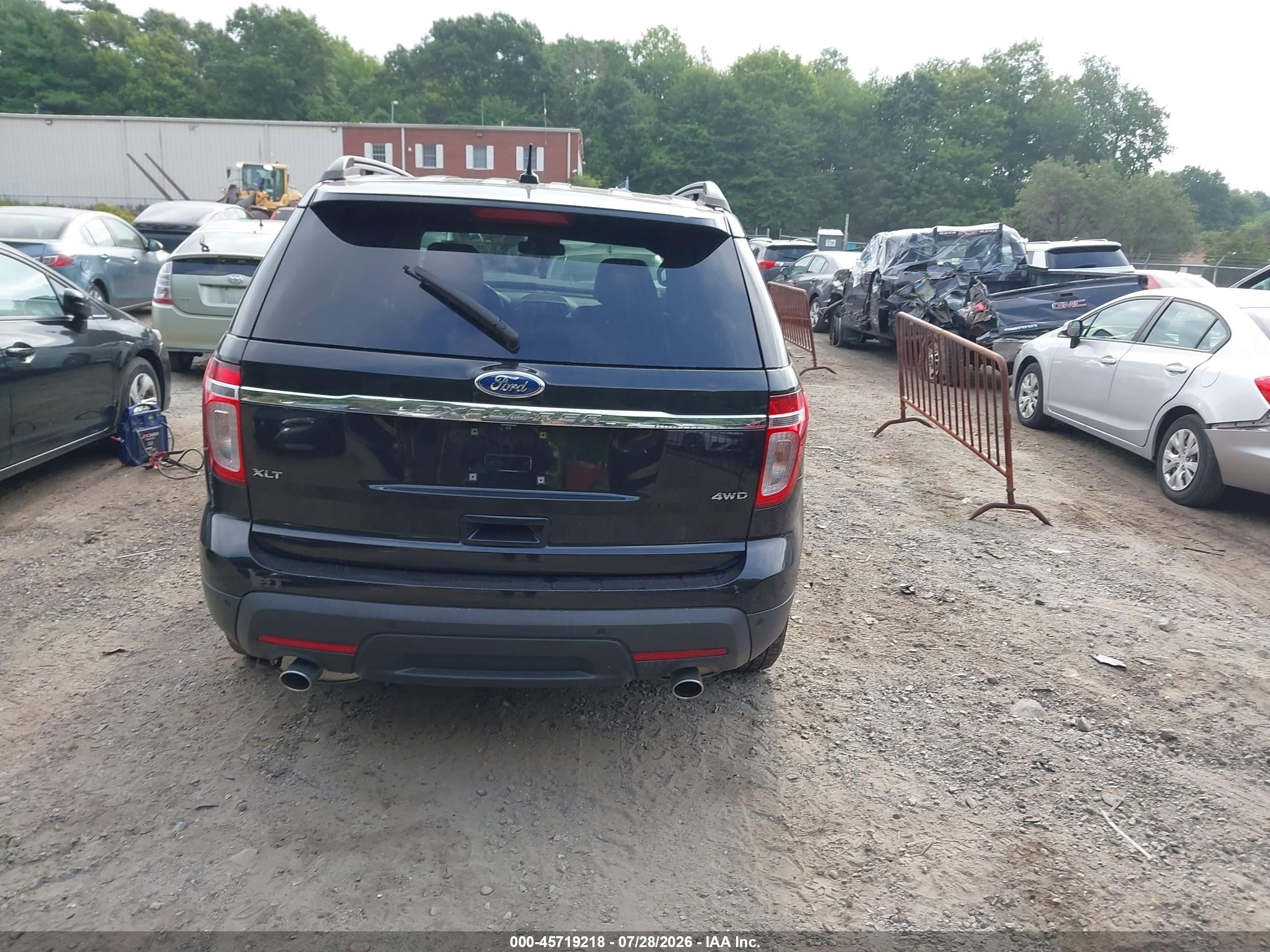 2015 Ford Explorer Xlt Black vin: 1FM5K8D82FGA43734