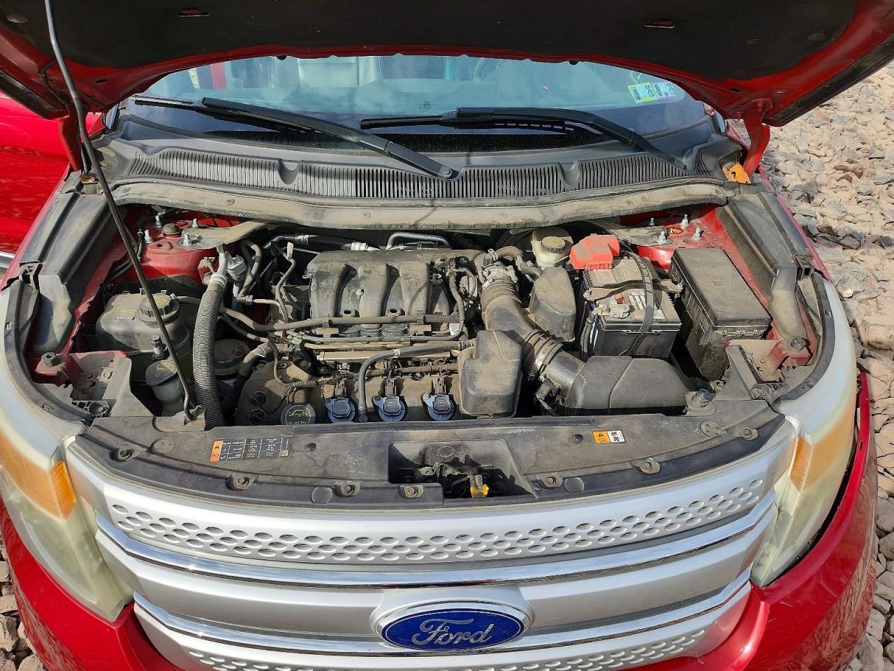 2015 Ford Explorer Xlt Красный vin: 1FM5K8D82FGA43989