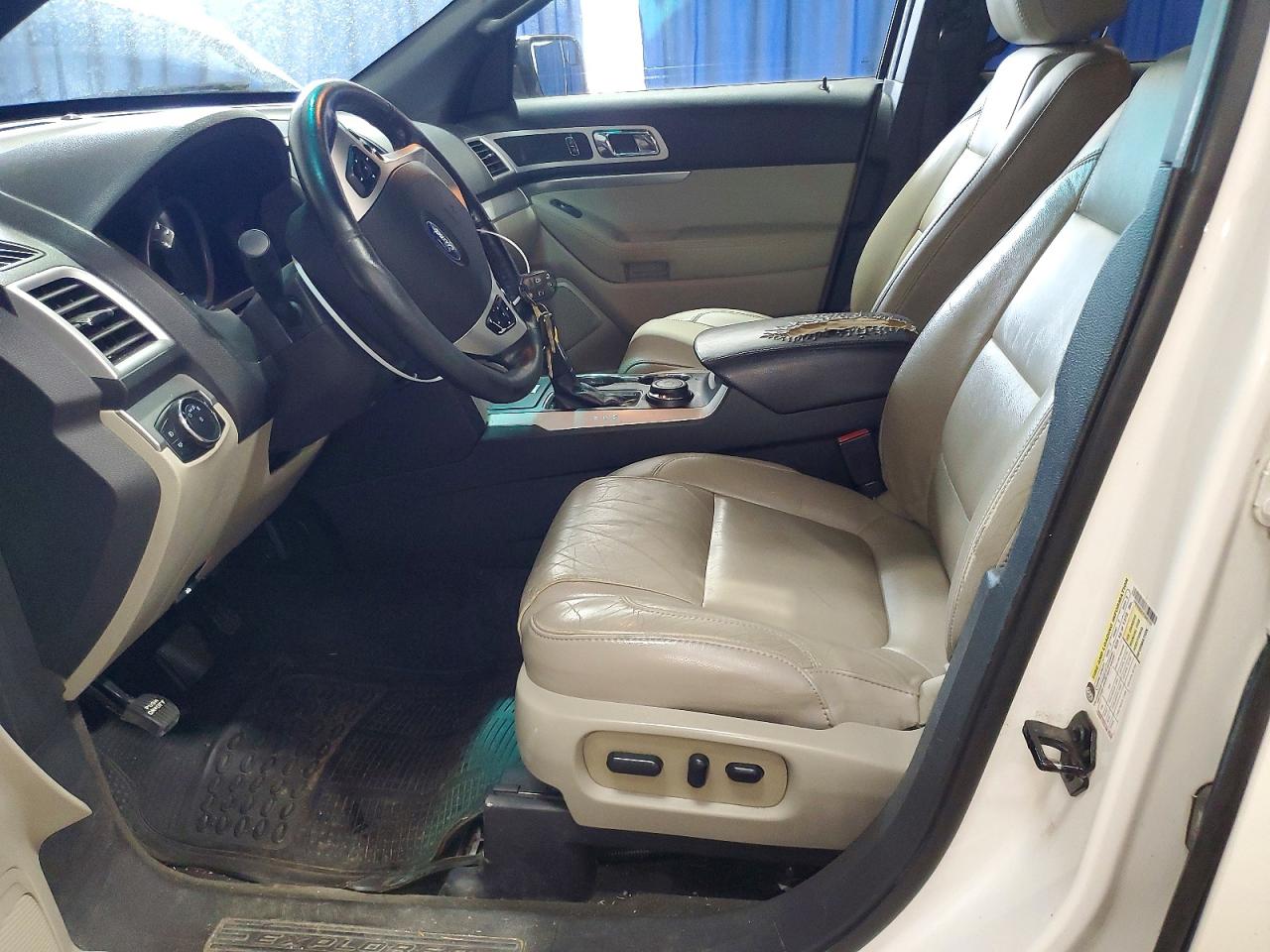 2015 Ford Explorer Xlt White vin: 1FM5K8D82FGB42151