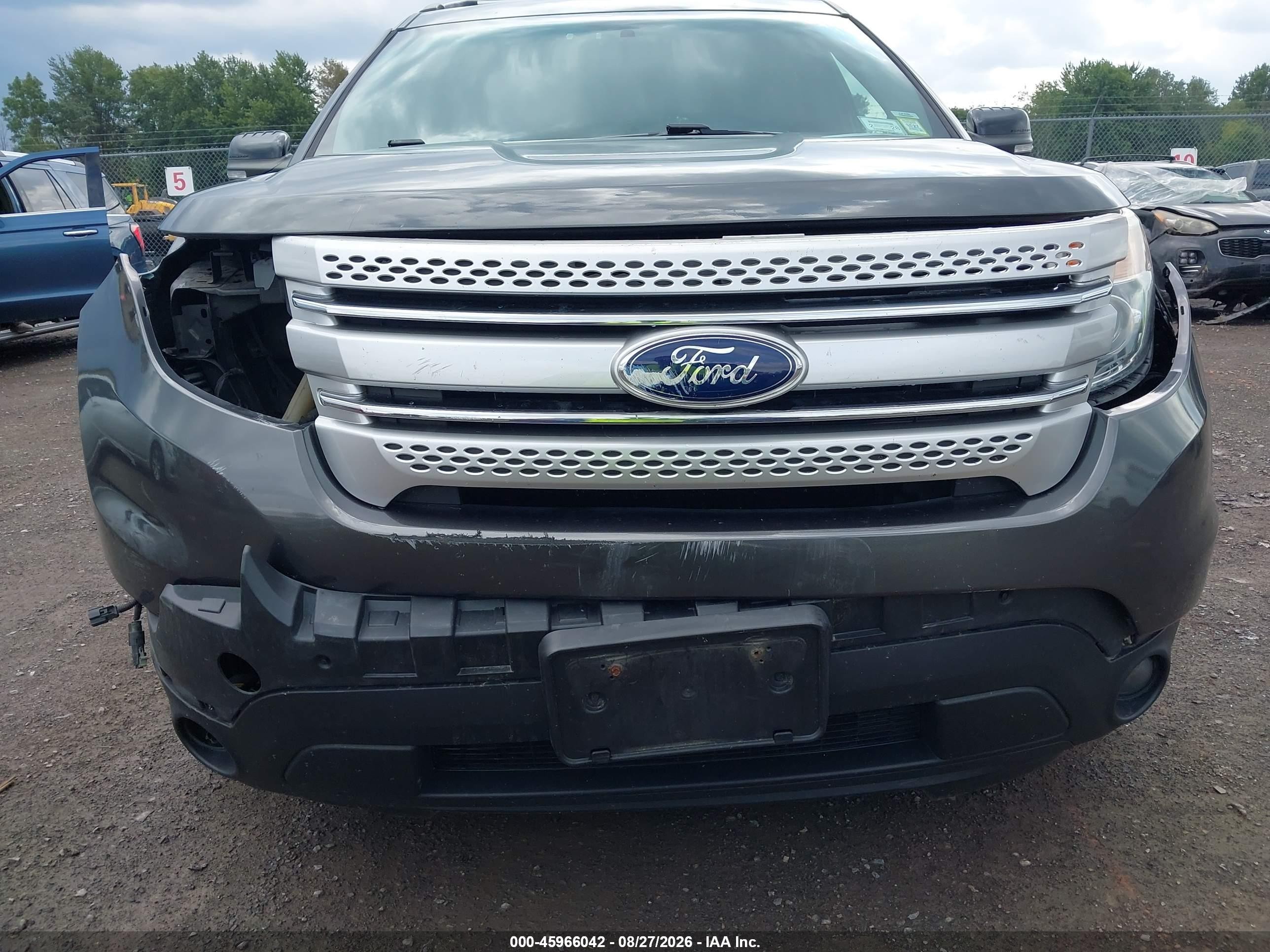 2015 Ford Explorer Xlt Gray vin: 1FM5K8D82FGC32805