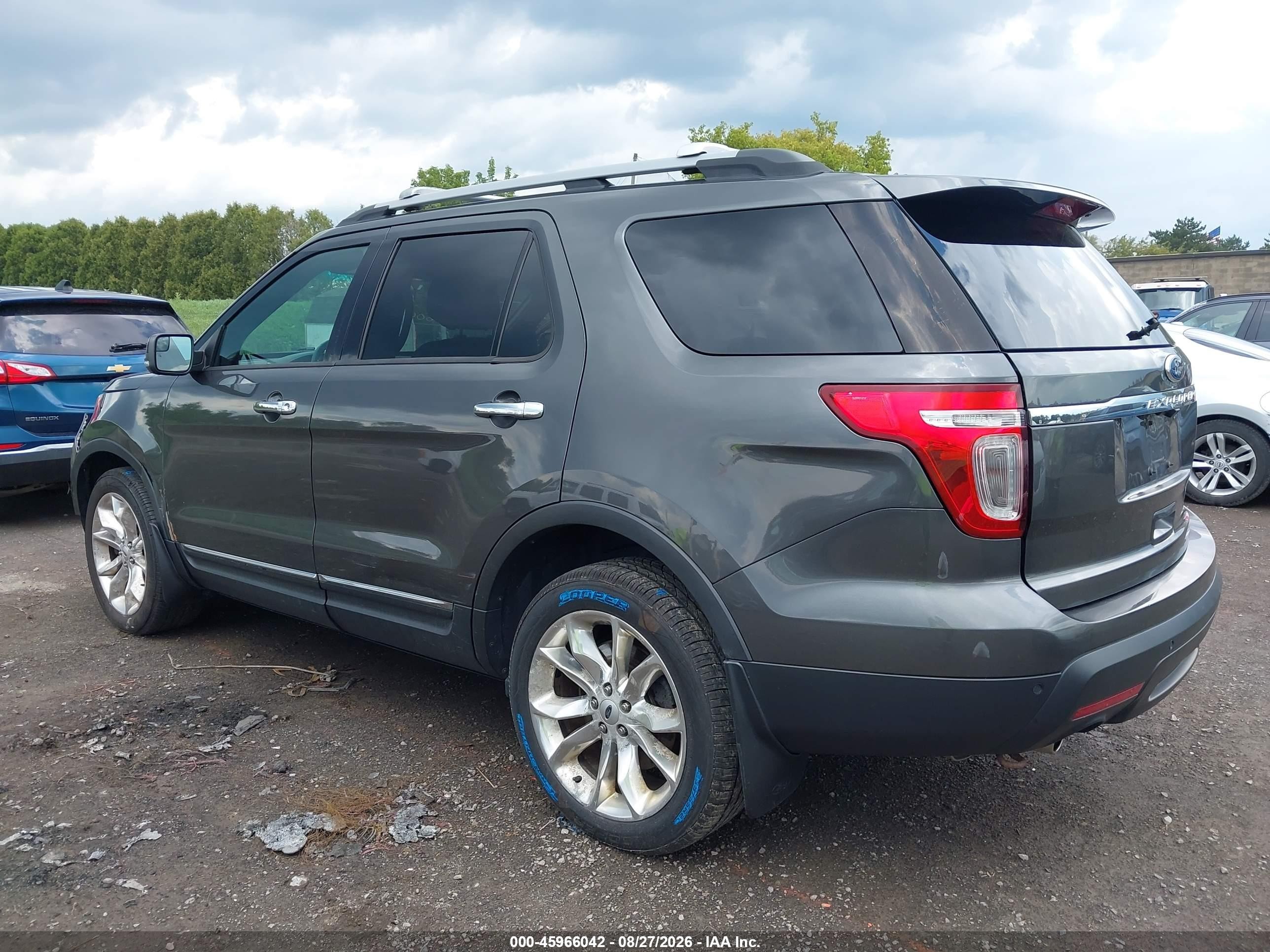2015 Ford Explorer Xlt Gray vin: 1FM5K8D82FGC32805