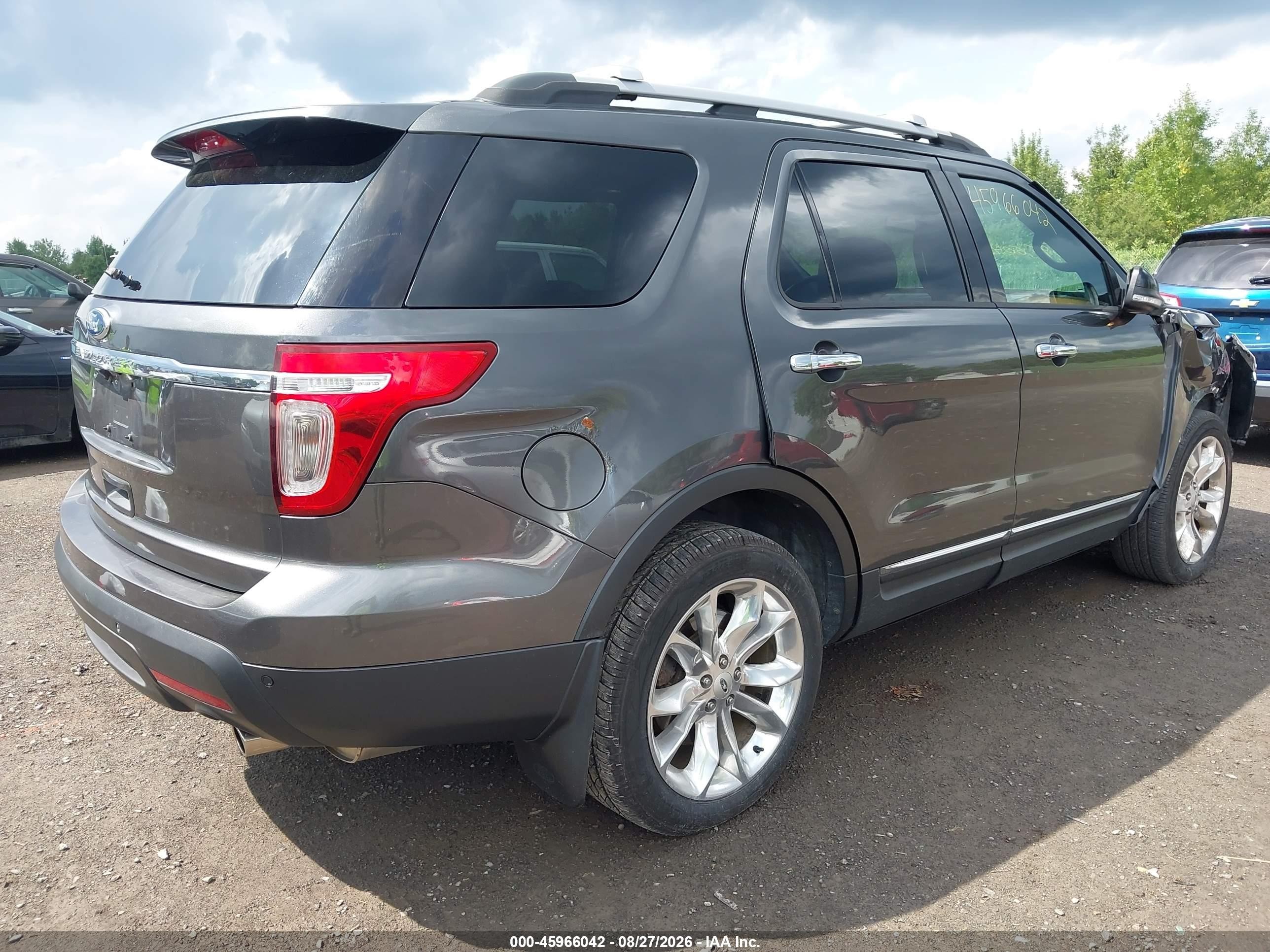 2015 Ford Explorer Xlt Gray vin: 1FM5K8D82FGC32805