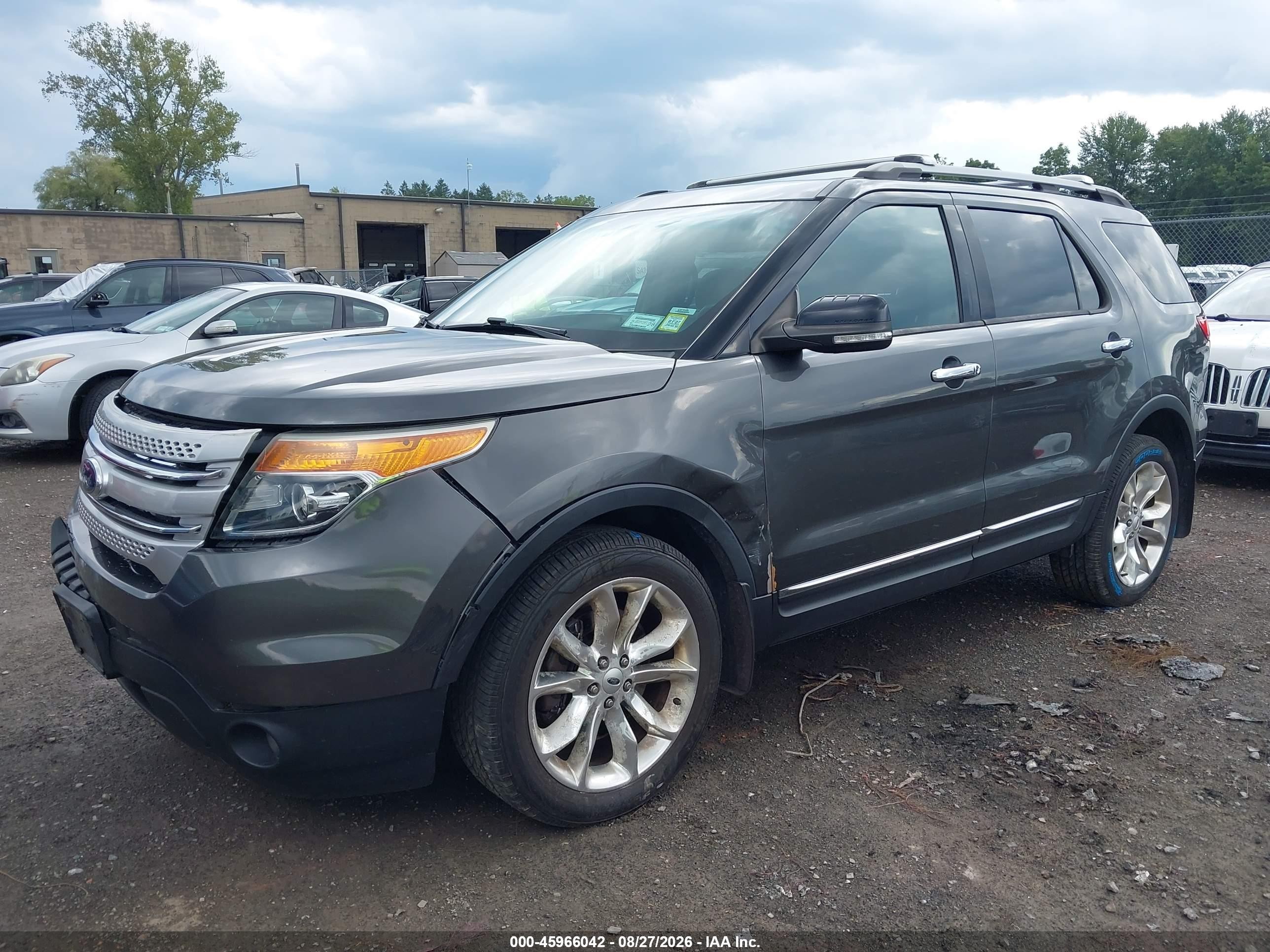 2015 Ford Explorer Xlt Gray vin: 1FM5K8D82FGC32805