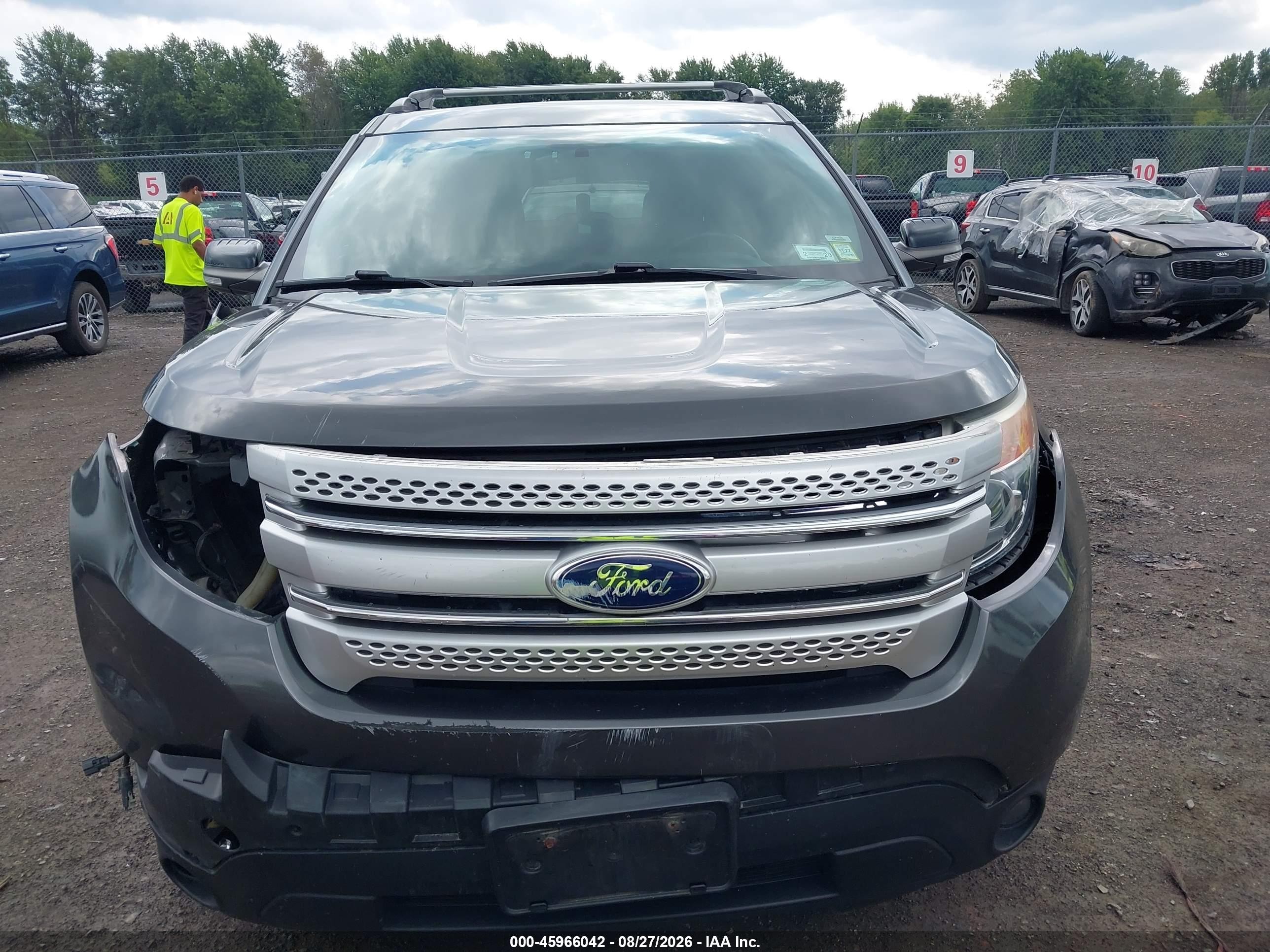 2015 Ford Explorer Xlt Gray vin: 1FM5K8D82FGC32805