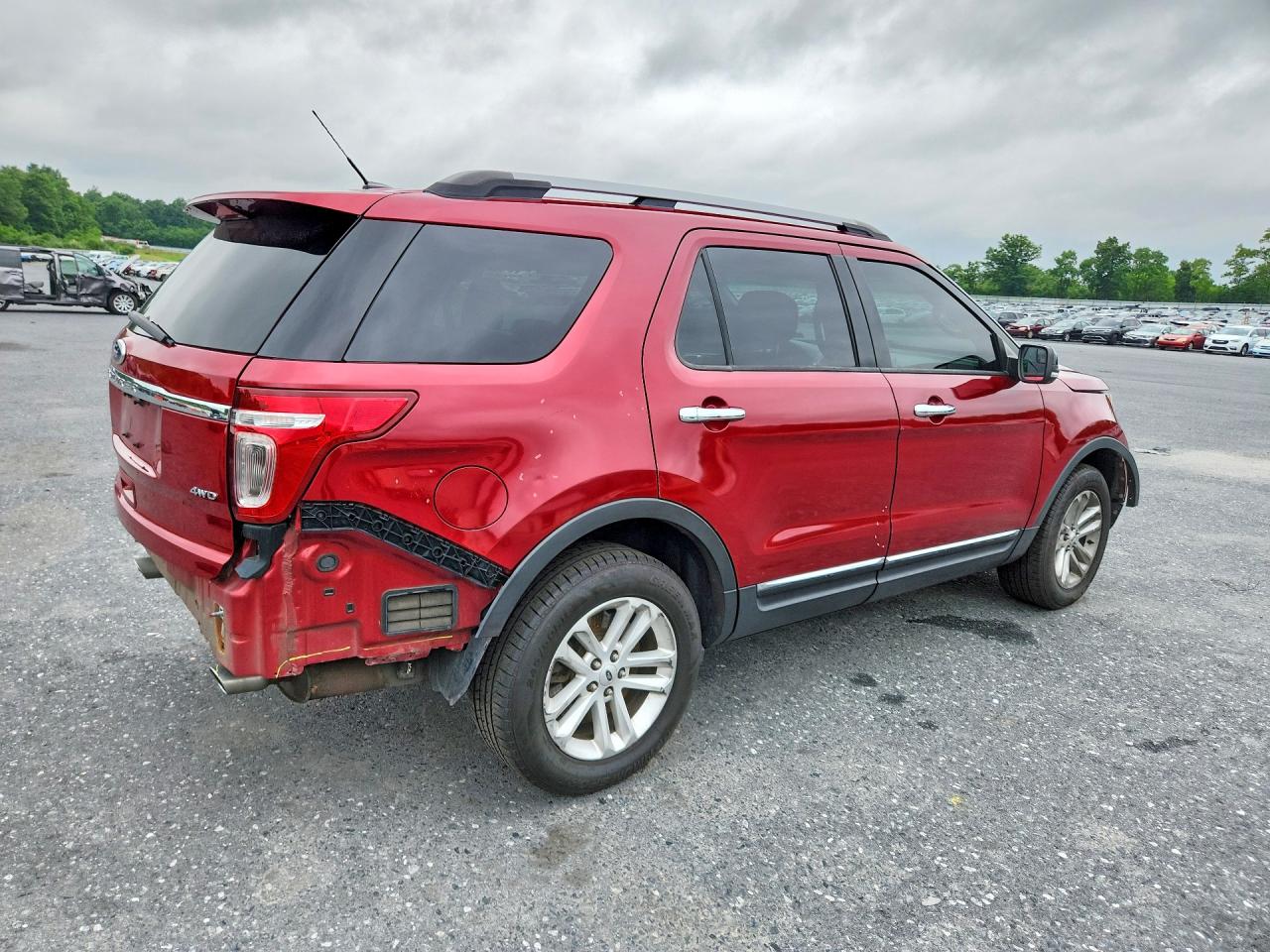 2015 Ford Explorer Xlt Maroon vin: 1FM5K8D82FGC42153