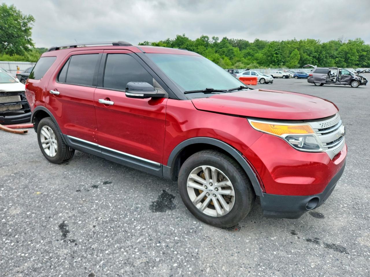 2015 Ford Explorer Xlt Maroon vin: 1FM5K8D82FGC42153