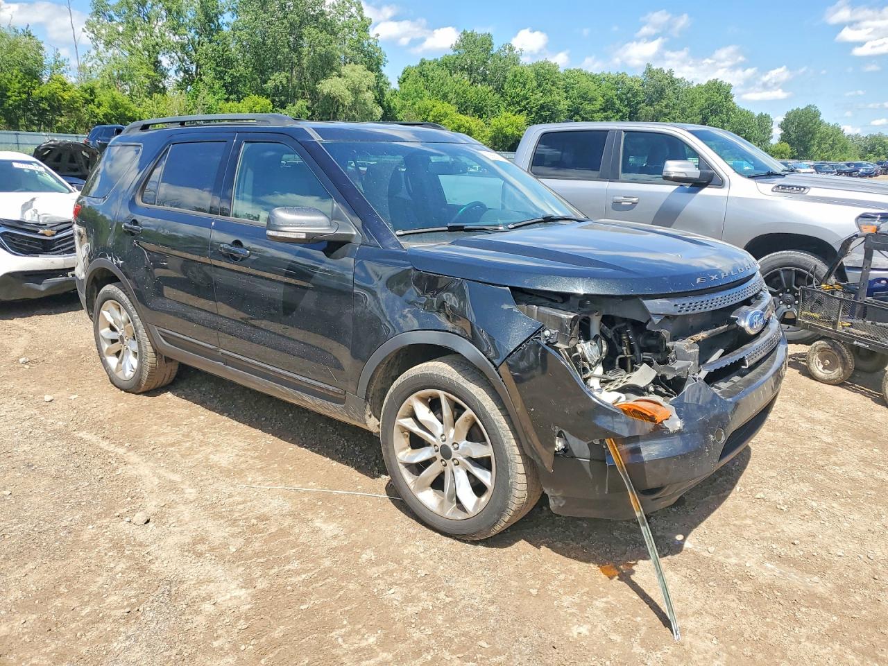 2015 Ford Explorer Xlt Black vin: 1FM5K8D82FGC47952