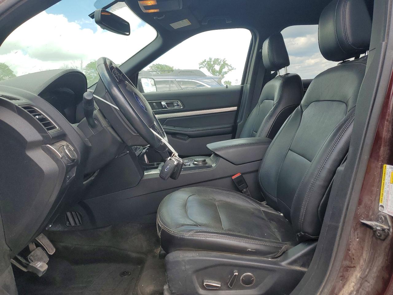 2018 Ford Explorer Xlt Burgundy vin: 1FM5K8D82JGC24521