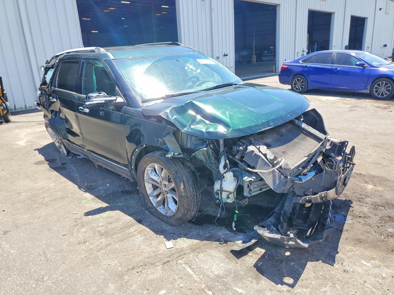2013 Ford Explorer Xlt Green vin: 1FM5K8D83DGA37275