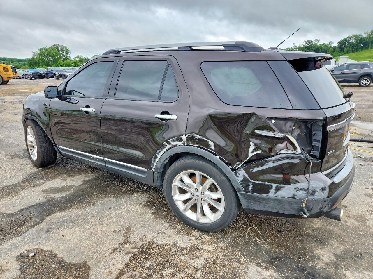2013 Ford Explorer Xlt Black vin: 1FM5K8D83DGA66209