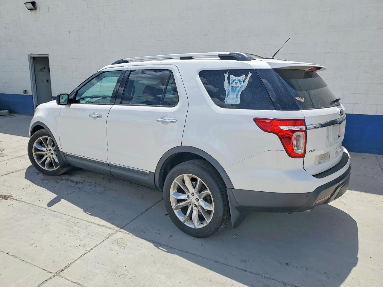 2013 Ford Explorer Xlt White vin: 1FM5K8D83DGA84032