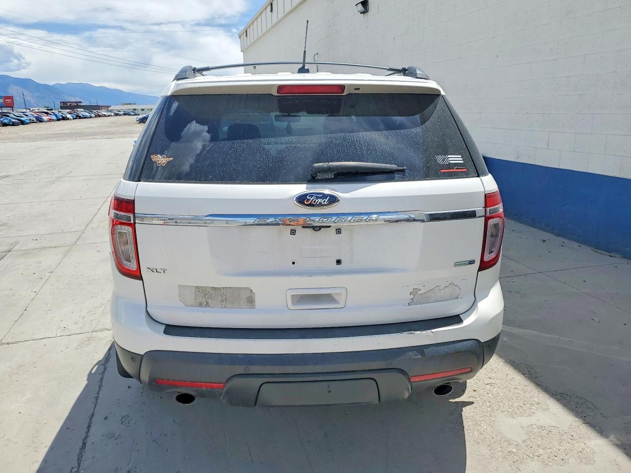 2013 Ford Explorer Xlt White vin: 1FM5K8D83DGA84032