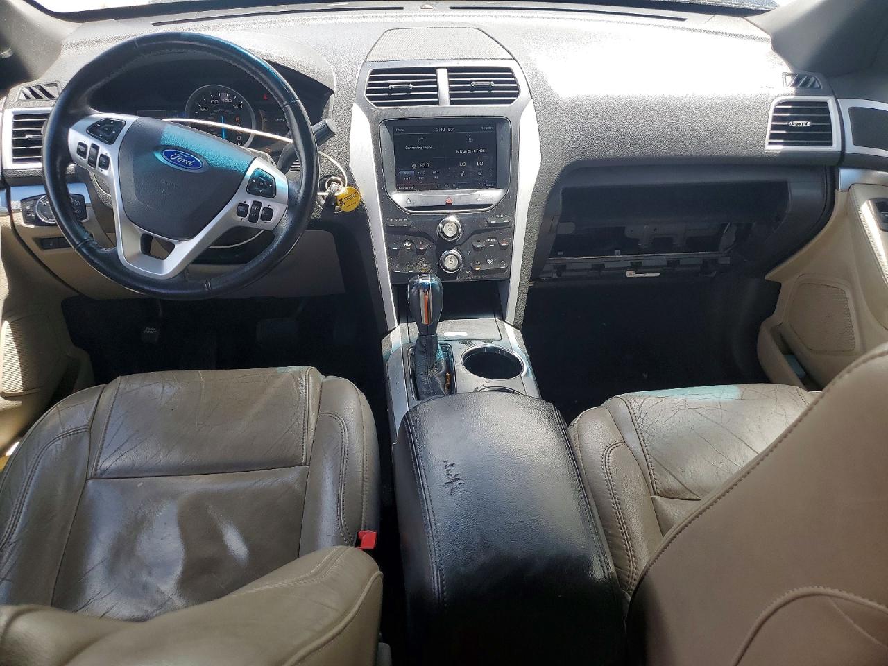 2013 Ford Explorer Xlt White vin: 1FM5K8D83DGA84032