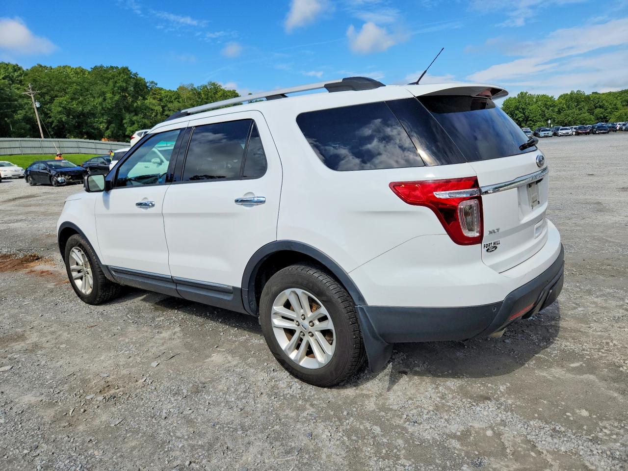 2013 Ford Explorer Xlt White vin: 1FM5K8D83DGB75351