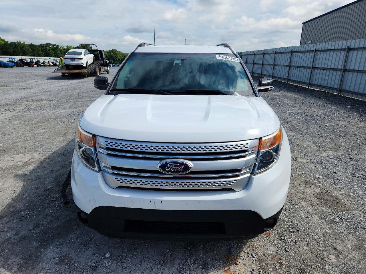 2013 Ford Explorer Xlt White vin: 1FM5K8D83DGB75351