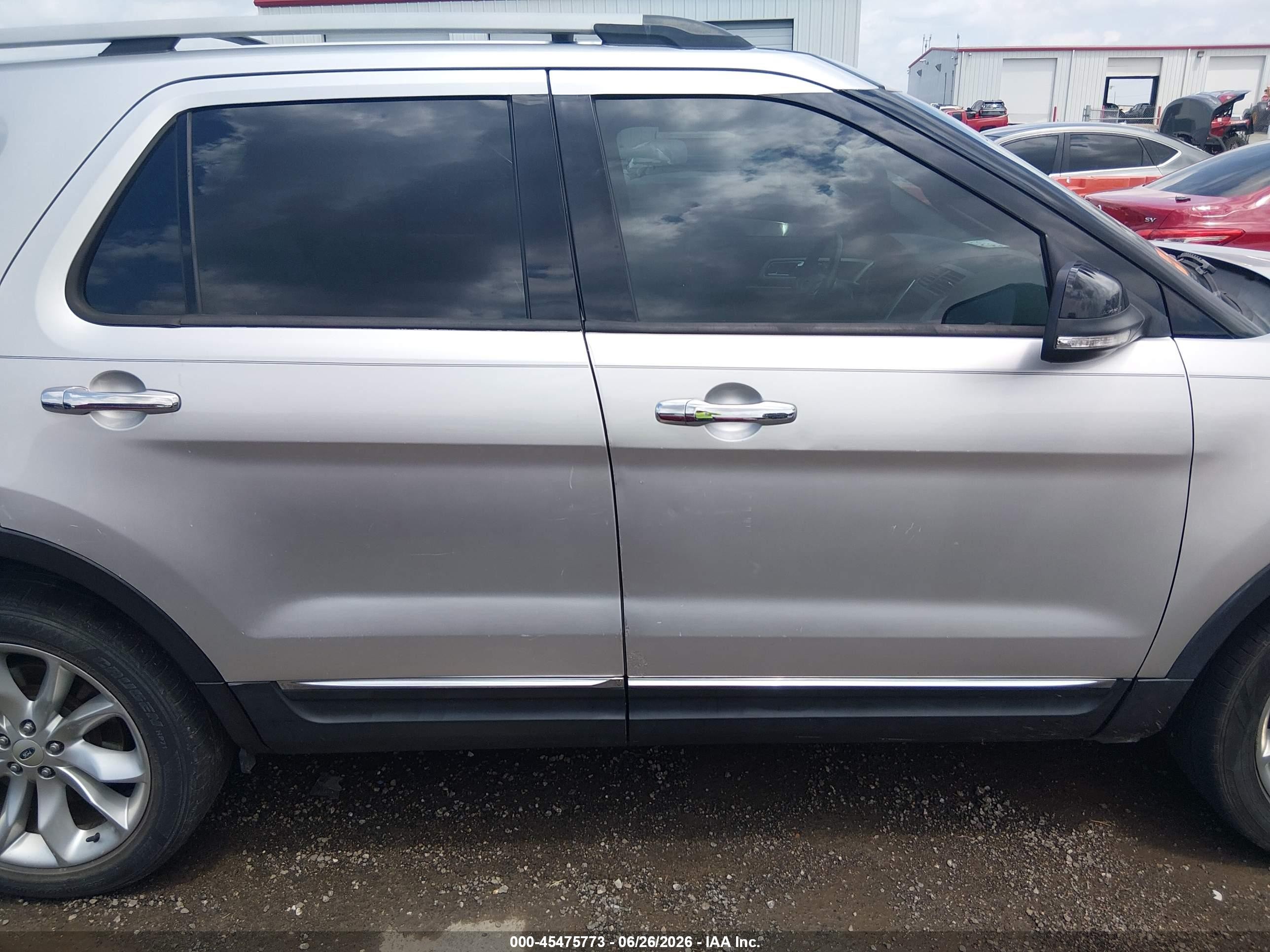 2013 Ford Explorer Xlt Silver vin: 1FM5K8D83DGB81070