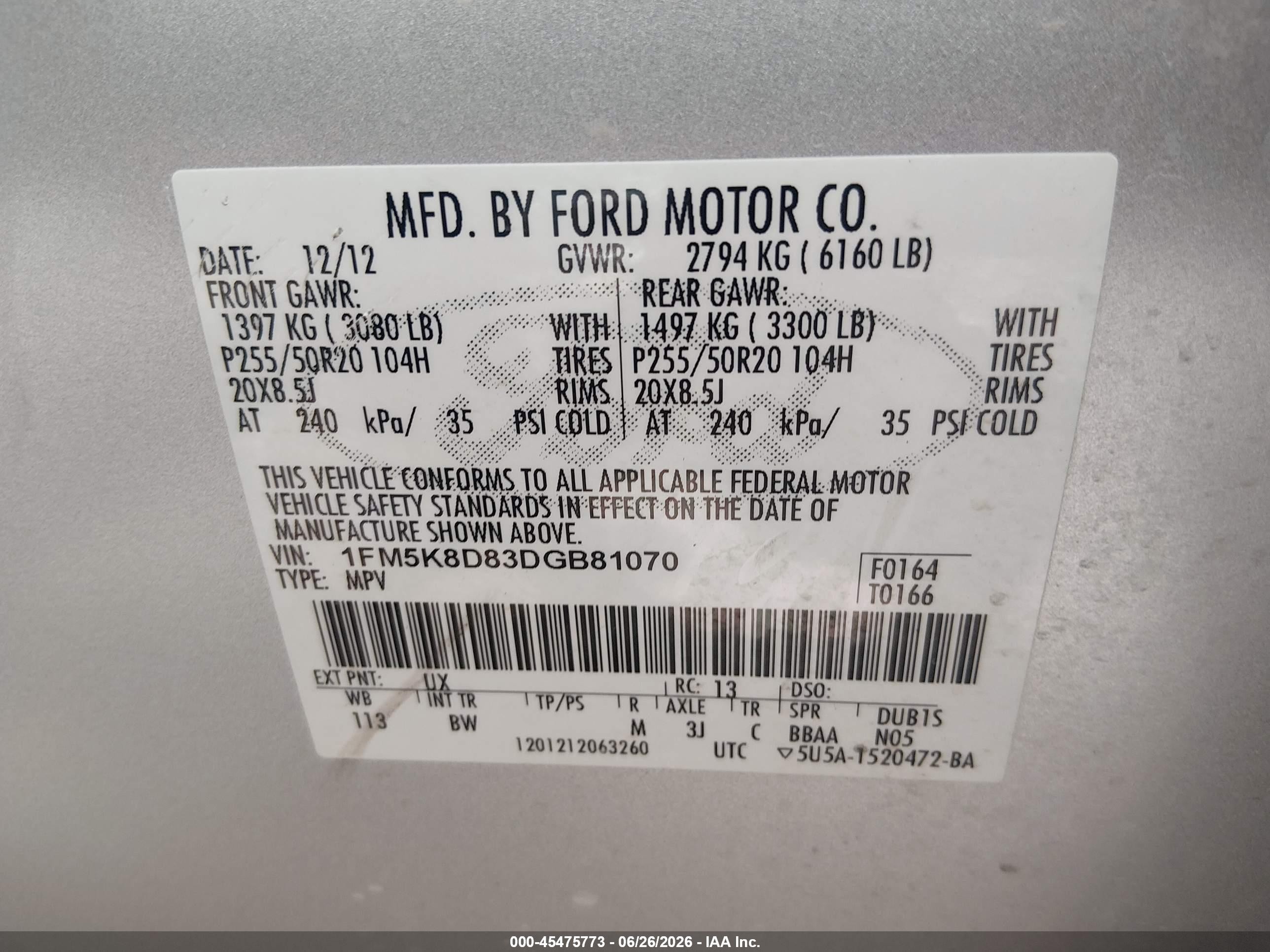 2013 Ford Explorer Xlt Silver vin: 1FM5K8D83DGB81070