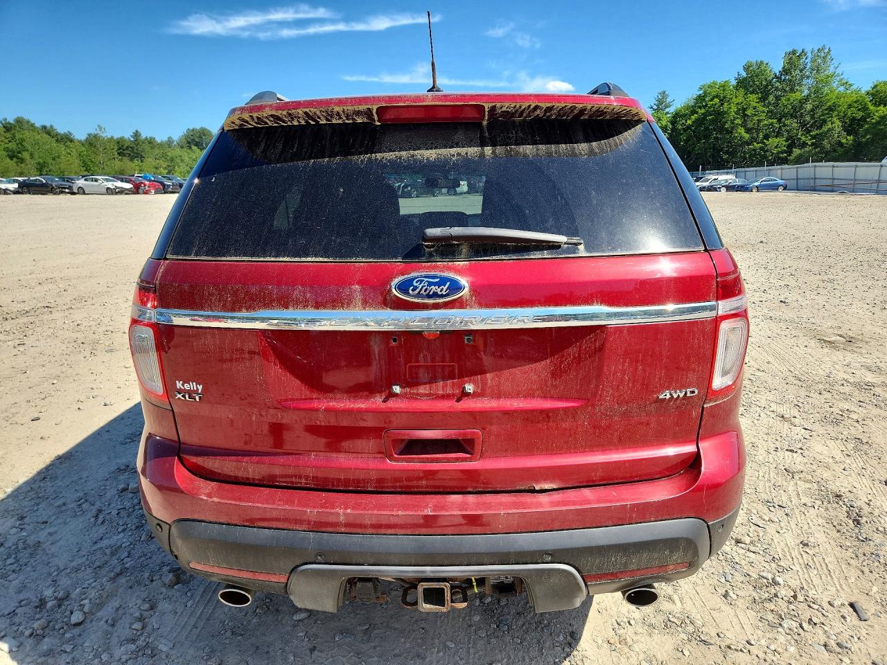 2013 Ford Explorer Red vin: 1FM5K8D83DGC08817