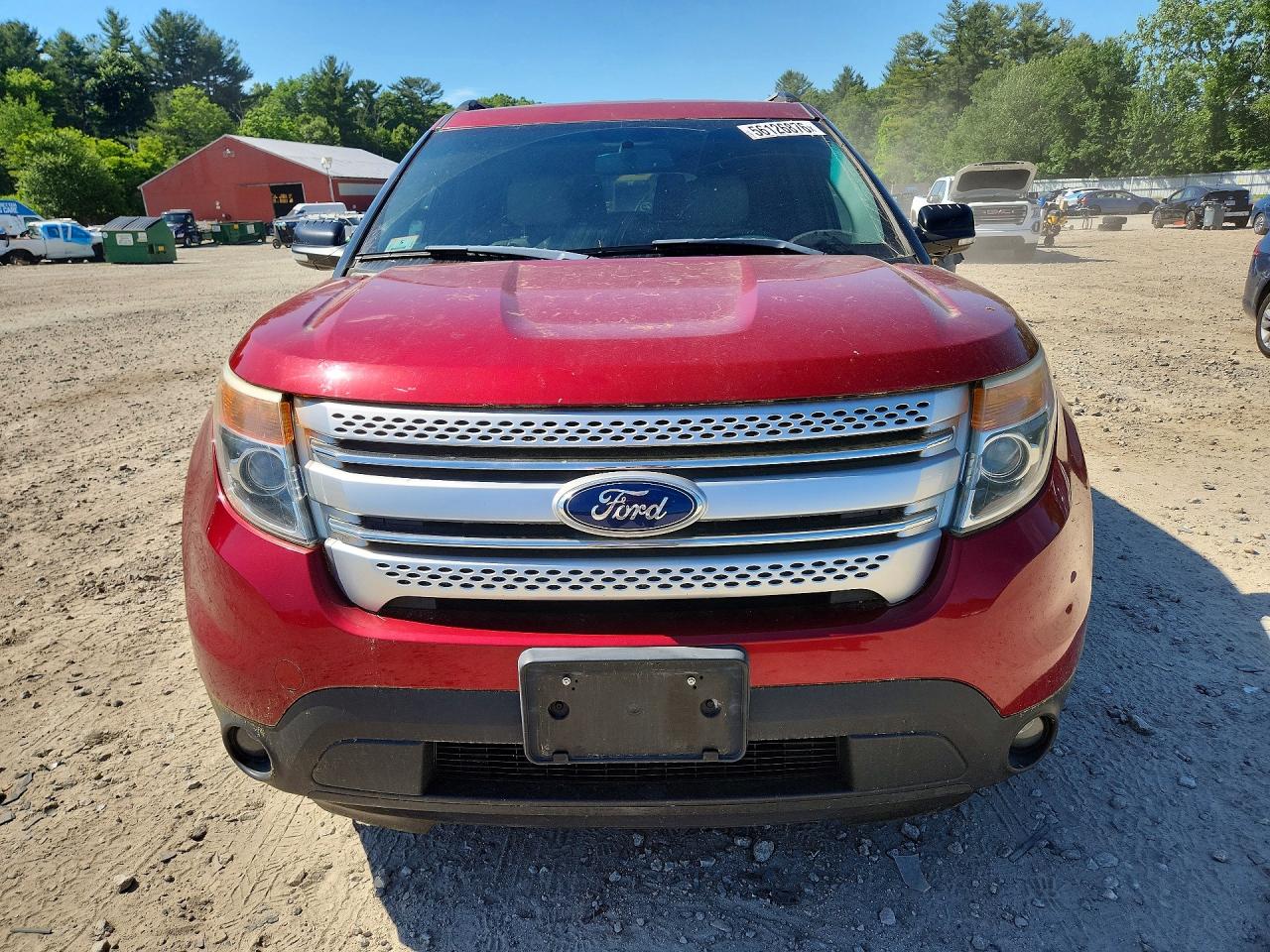 2013 Ford Explorer Red vin: 1FM5K8D83DGC08817
