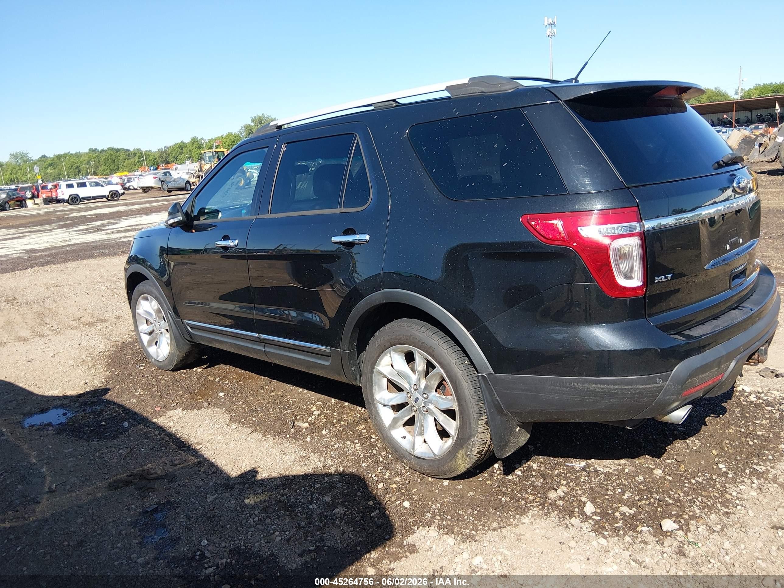 2013 Ford Explorer Xlt Black vin: 1FM5K8D83DGC43583